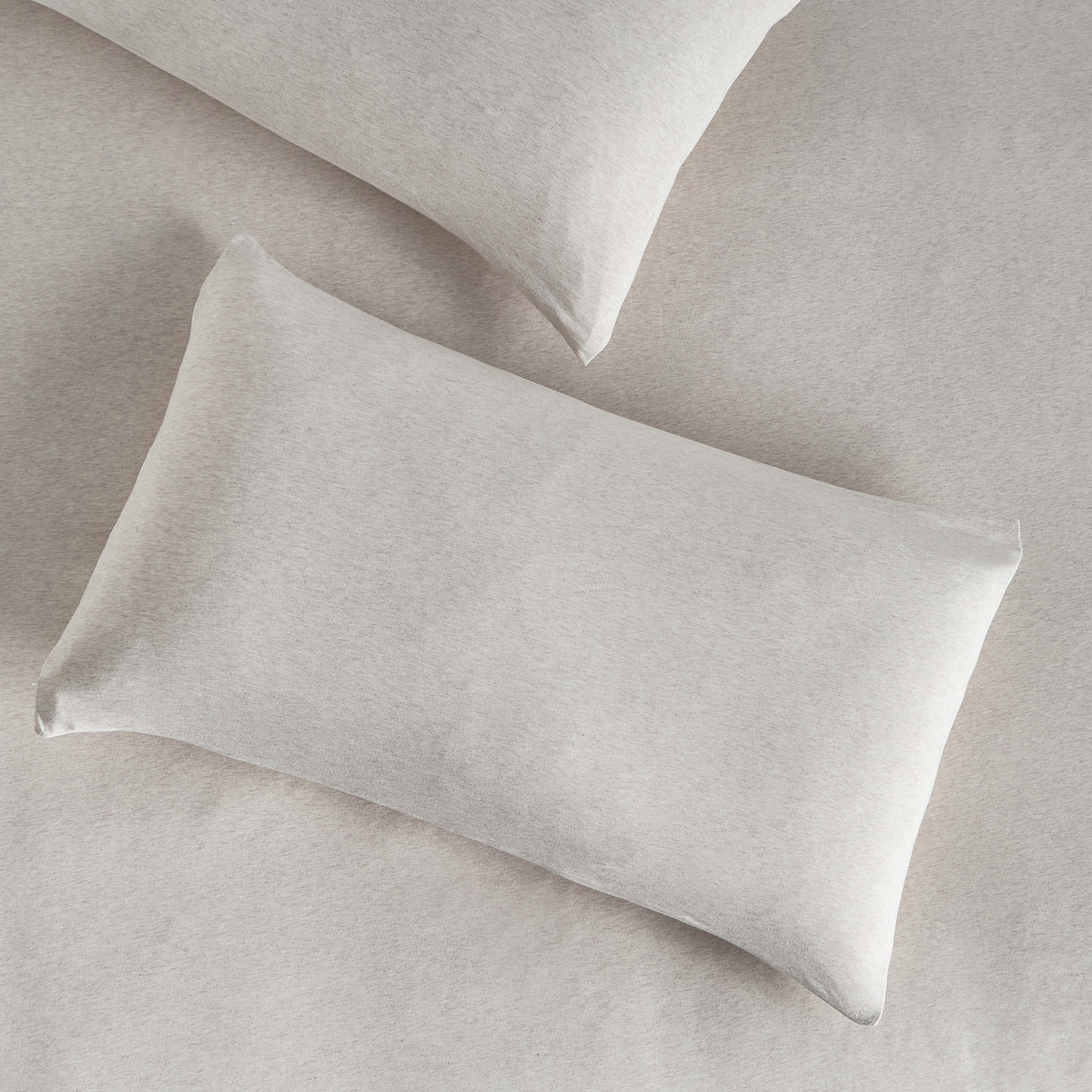 Cloud Melange Turkish Cotton Jersey 3-Piece Full Duvet Cover Set - 160x200 cm-household-bedding-duvetandcovers-duvetcovers-image-3