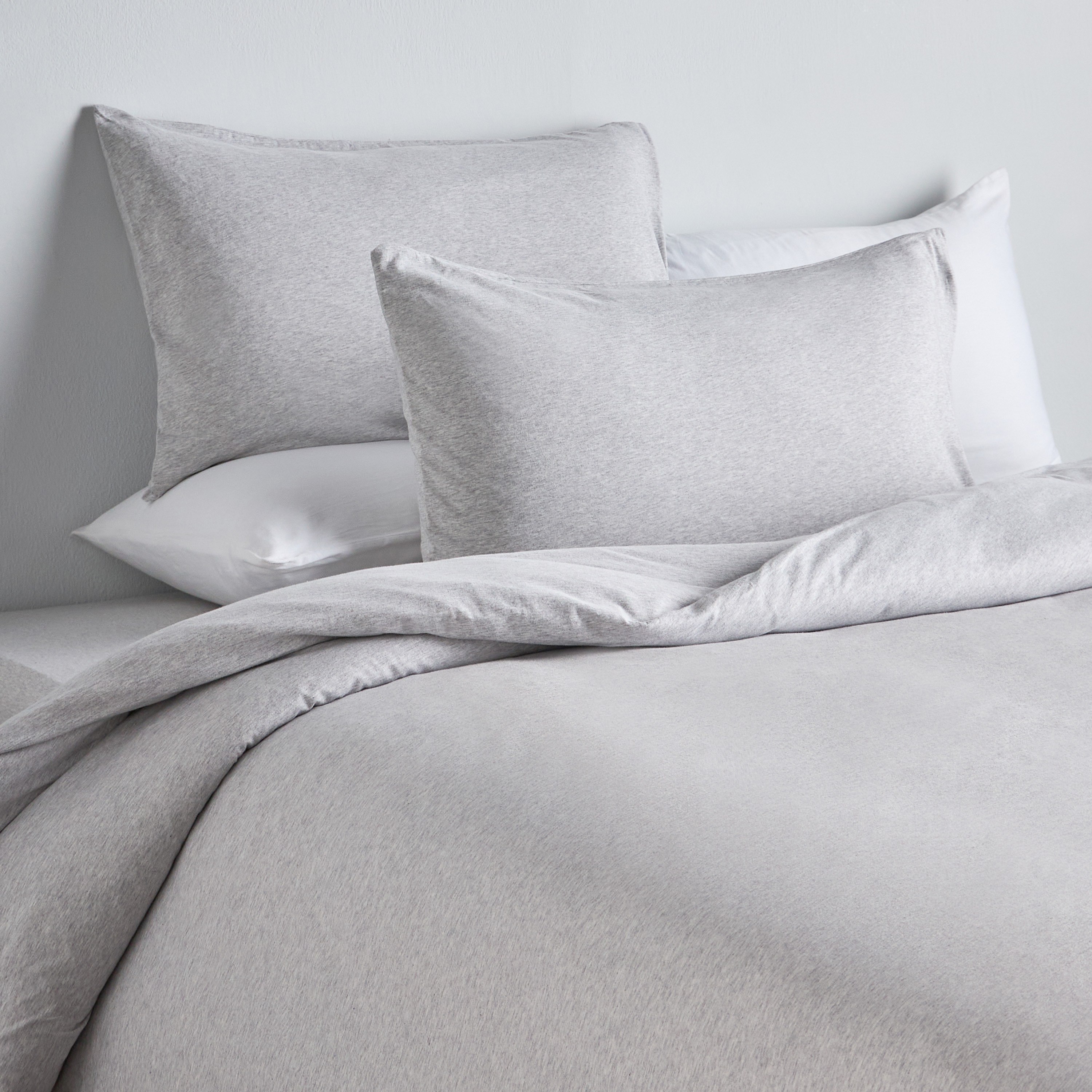 Cloud Melange Turkish Cotton Jersey 3-Piece Full Duvet Cover Set - 160x200 cm-household-bedding-duvetandcovers-duvetcovers-image-8