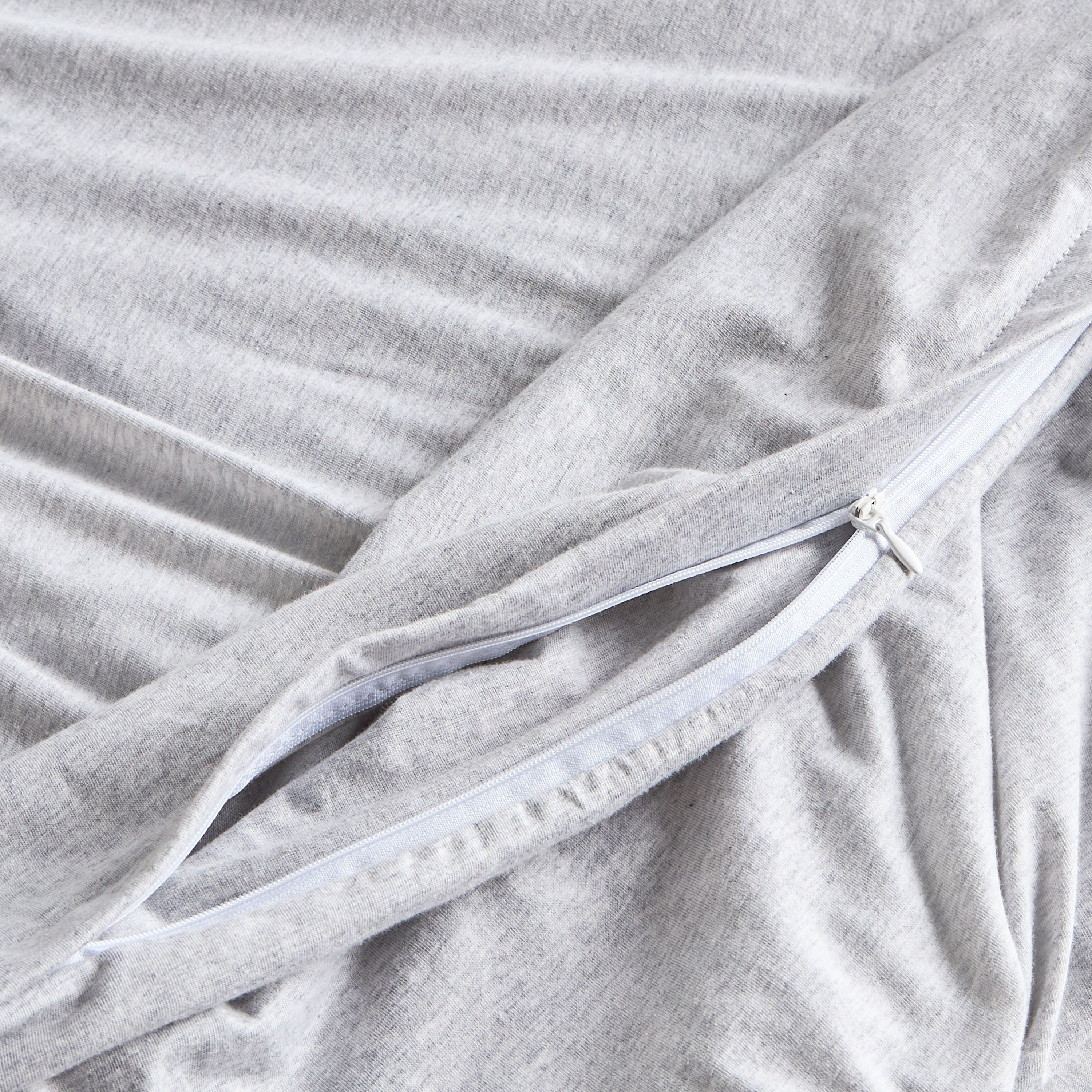 Cloud Melange Turkish Cotton Jersey 3-Piece Full Duvet Cover Set - 160x200 cm-household-bedding-duvetandcovers-duvetcovers-image-13