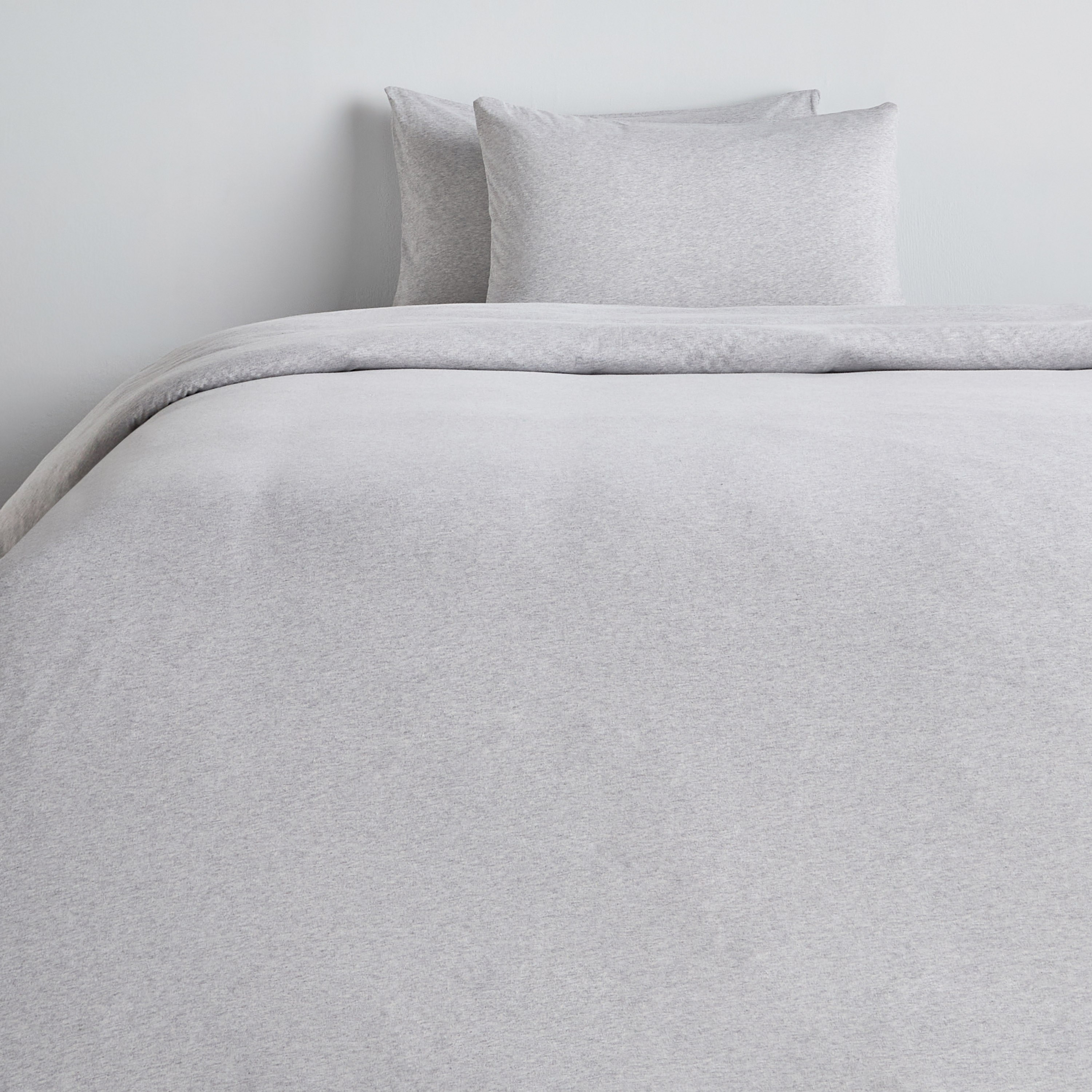 Cloud Melange Turkish Cotton Jersey 3-Piece Super King Duvet Cover Set - 220x260 cm-household-bedding-duvetandcovers-duvetcovers-image-2