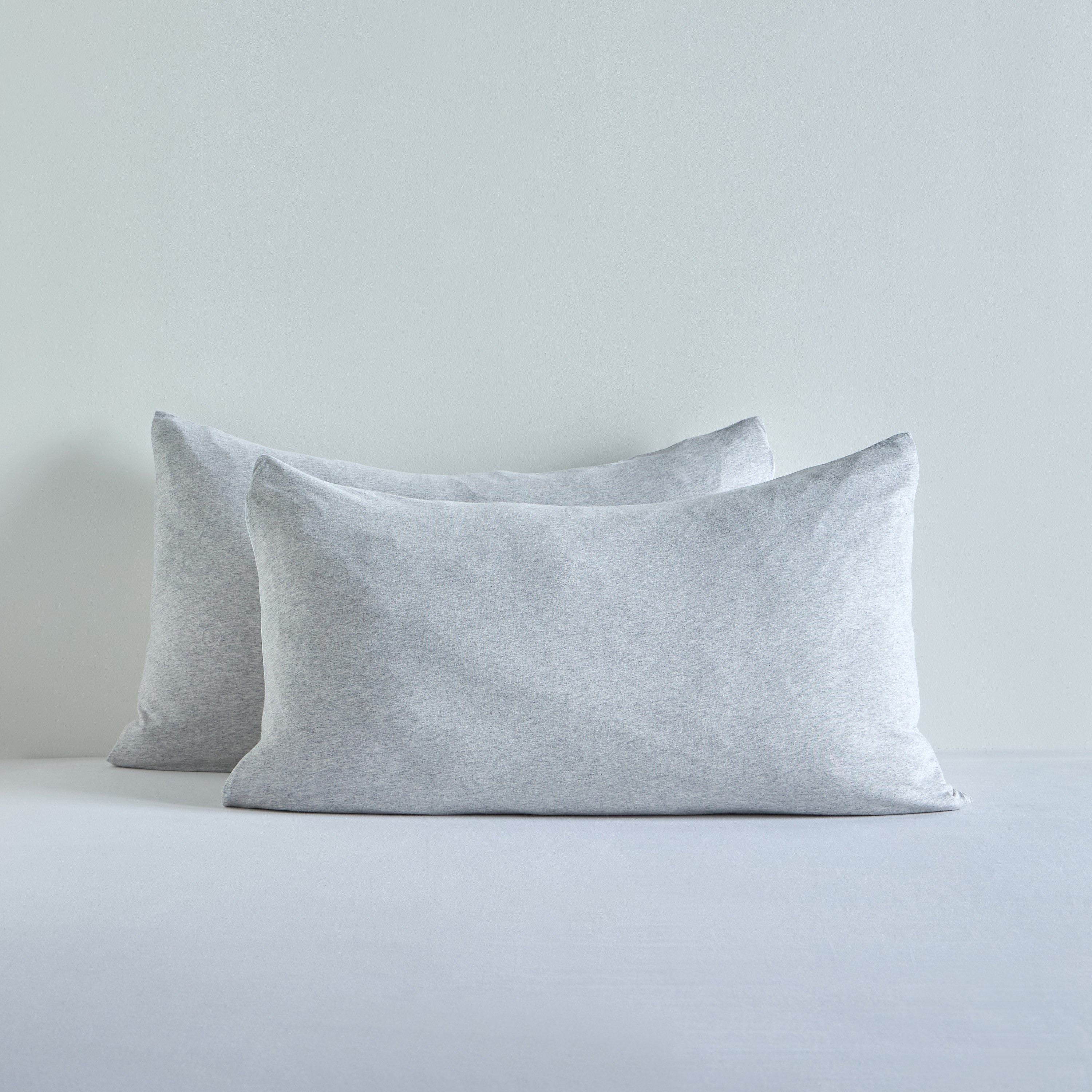 Cloud Melange Turkish Cotton Jersey 2-Piece Pillowcase Set - 50x75 cm-household-bedding-sheetsandpillowcases-pillowcases-image-1
