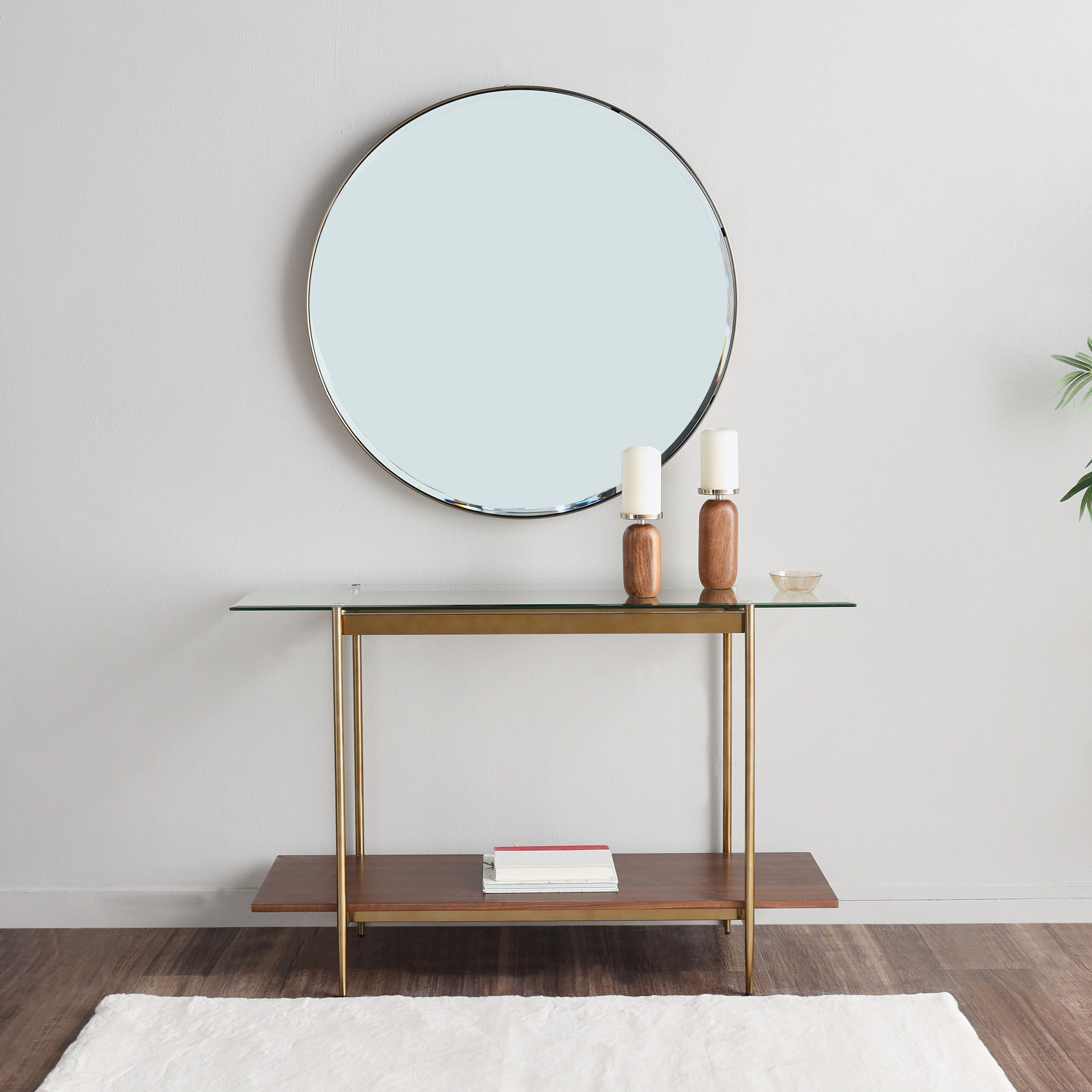 Kiley Console Table with Mirror-furniture-livingroom-consoletablesandmirrors-image-2