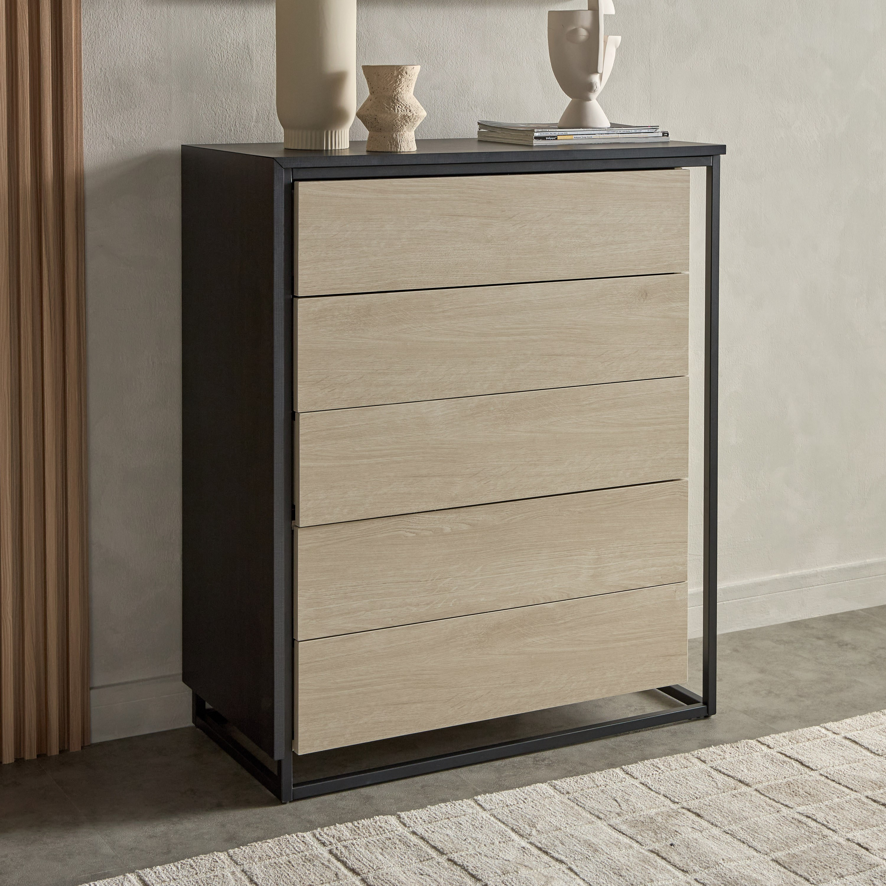 وحدة تخزين 5 أدراج - روبيك-furniture-bedroom-chestofdrawers-image-1