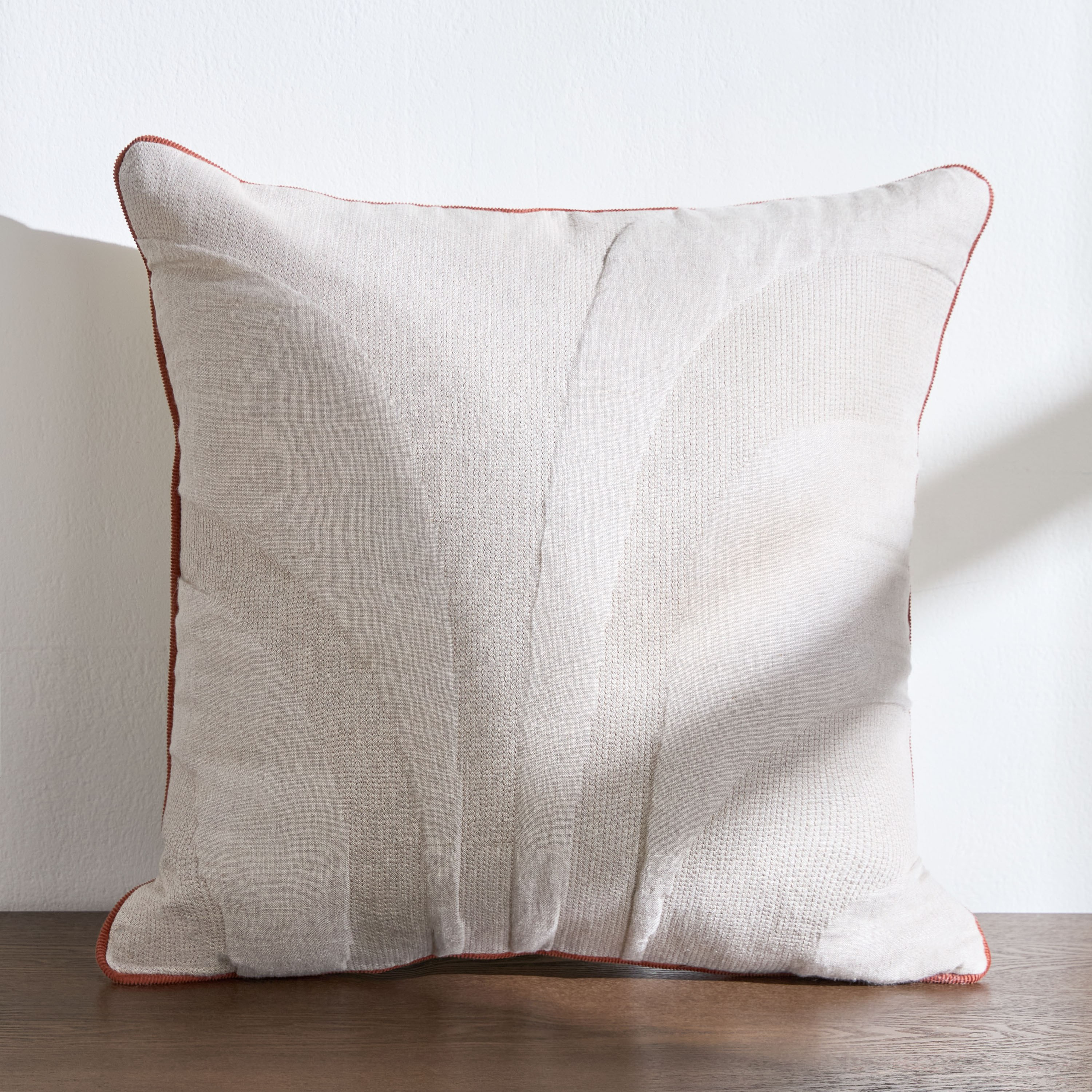 Pebble Embossed Filled Cushion - 50x50 cm-household-cushionsandthrows-filledcushions-decorativecushions-image-1