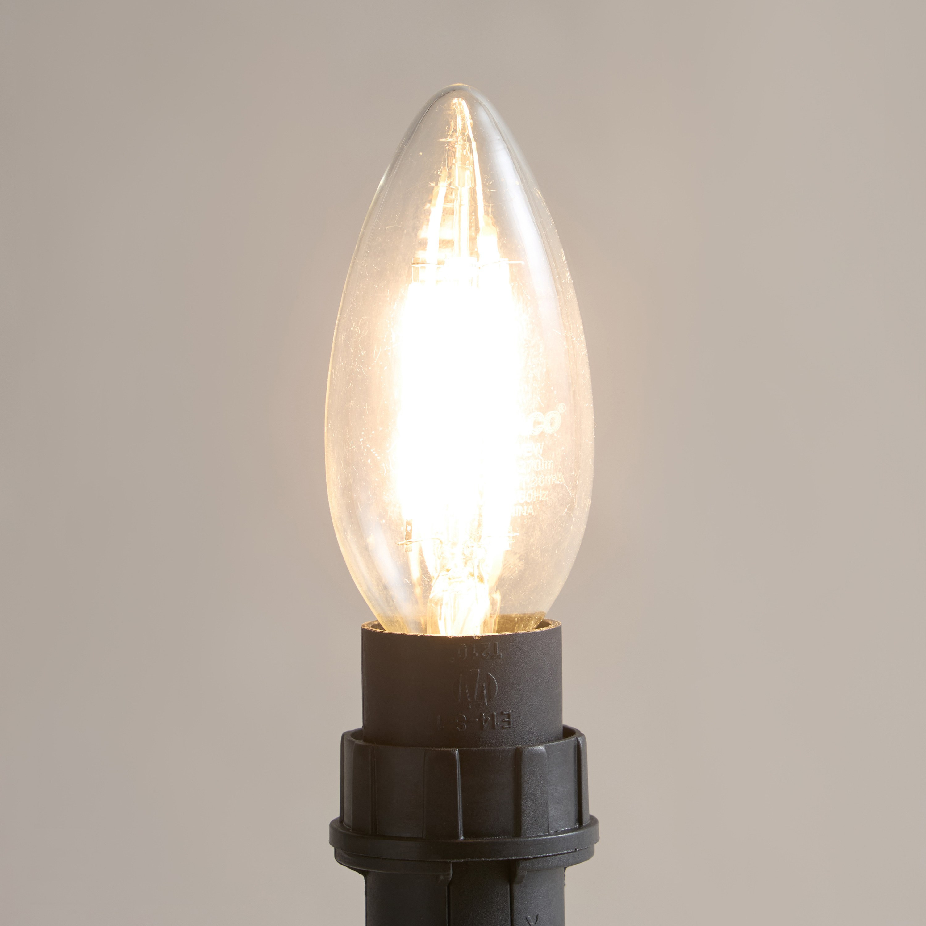 Oshtraco Dimmable LED Candle Bulb - 3 W E14 270 Lumen Warm White-household-lighting-bulbsandbatteries-bulbs-image-3