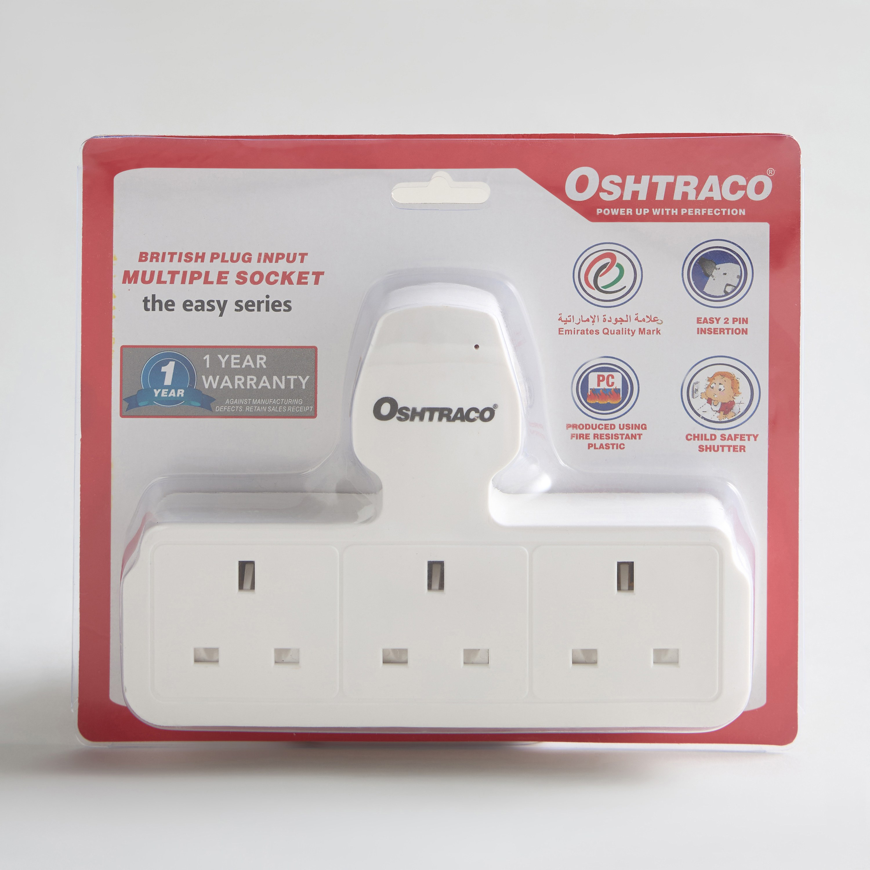 مشترك ثلاثي متعدد المقابس - أوشتراكو-household-lighting-electricalaccessories-image-1