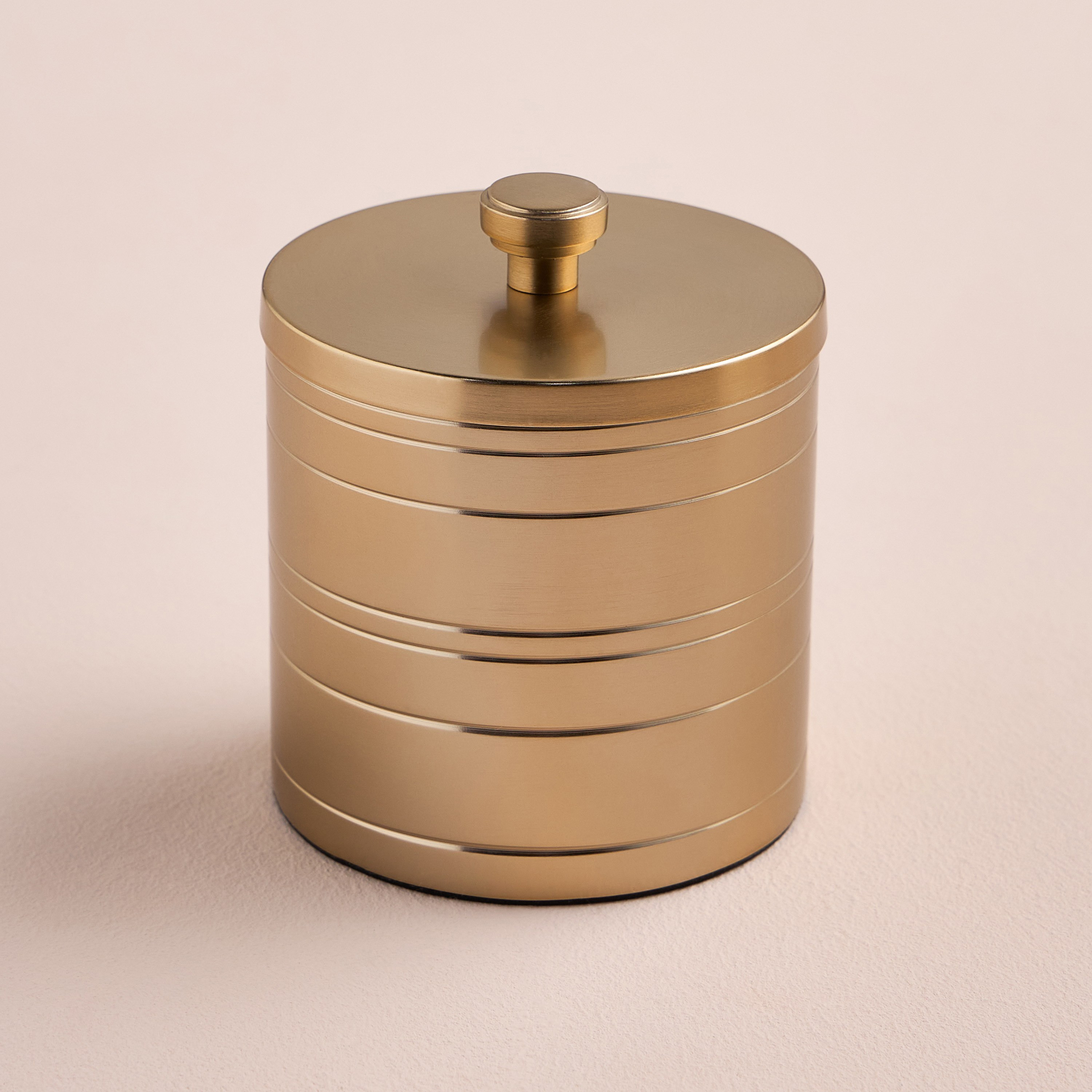 Golden Rings Cotton Jar-household-bathandlaundry-bathaccessories-tissueboxesandcottonjars-image-1
