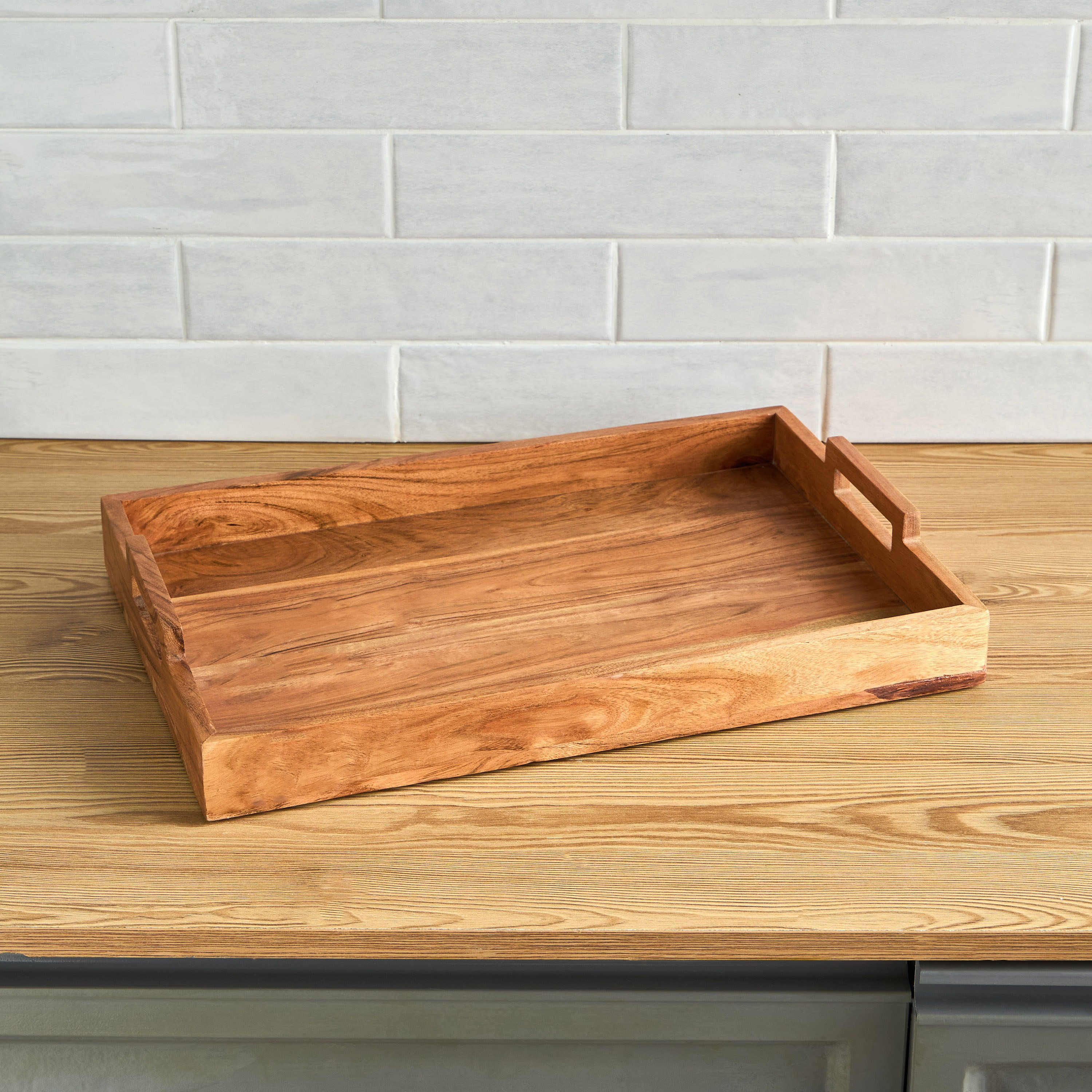 Mountain View Acacia Wood Serving Tray-household-dining-serveware-servingtrays-image-1