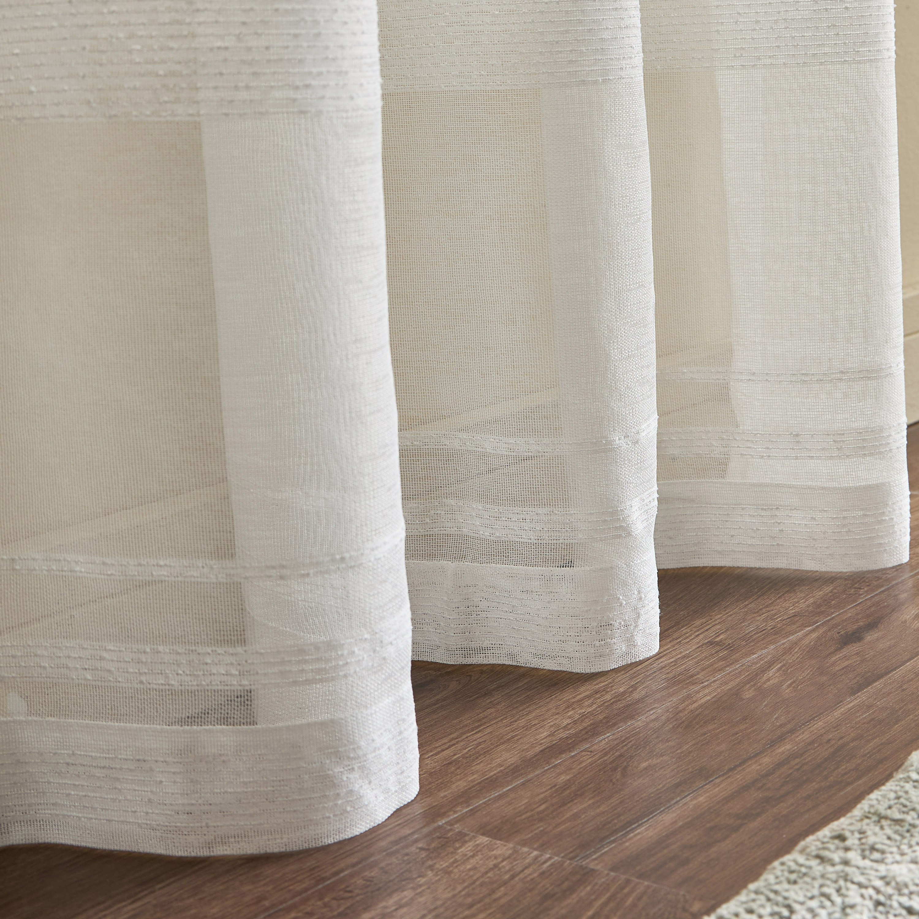 Maia 2-Piece Sheer Curtain Set - 140x300 cm-household-windows-curtains-image-2