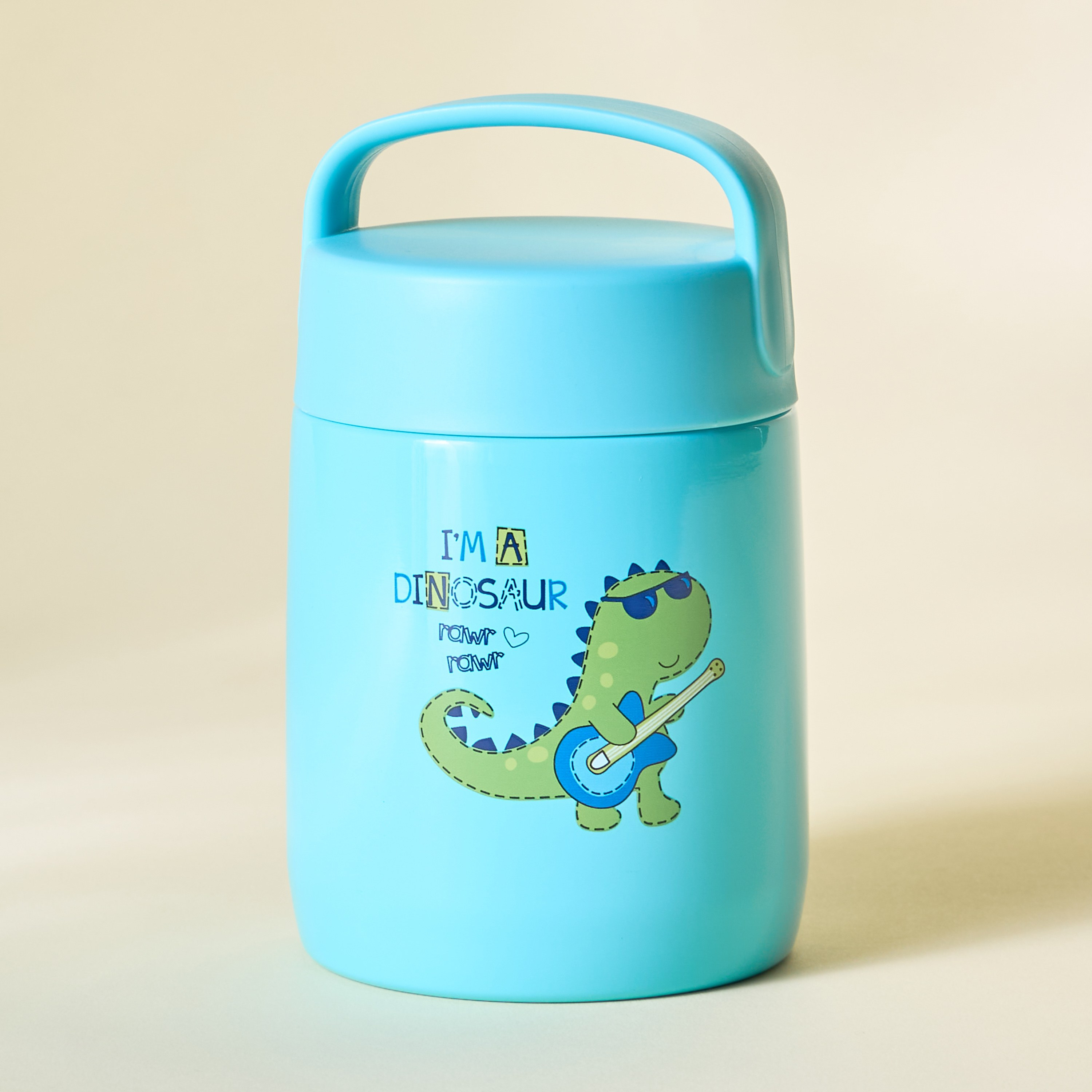 Rawr Food Jar with Handle-babyandkids-eatanddrink-lunchboxesandbags-image-1