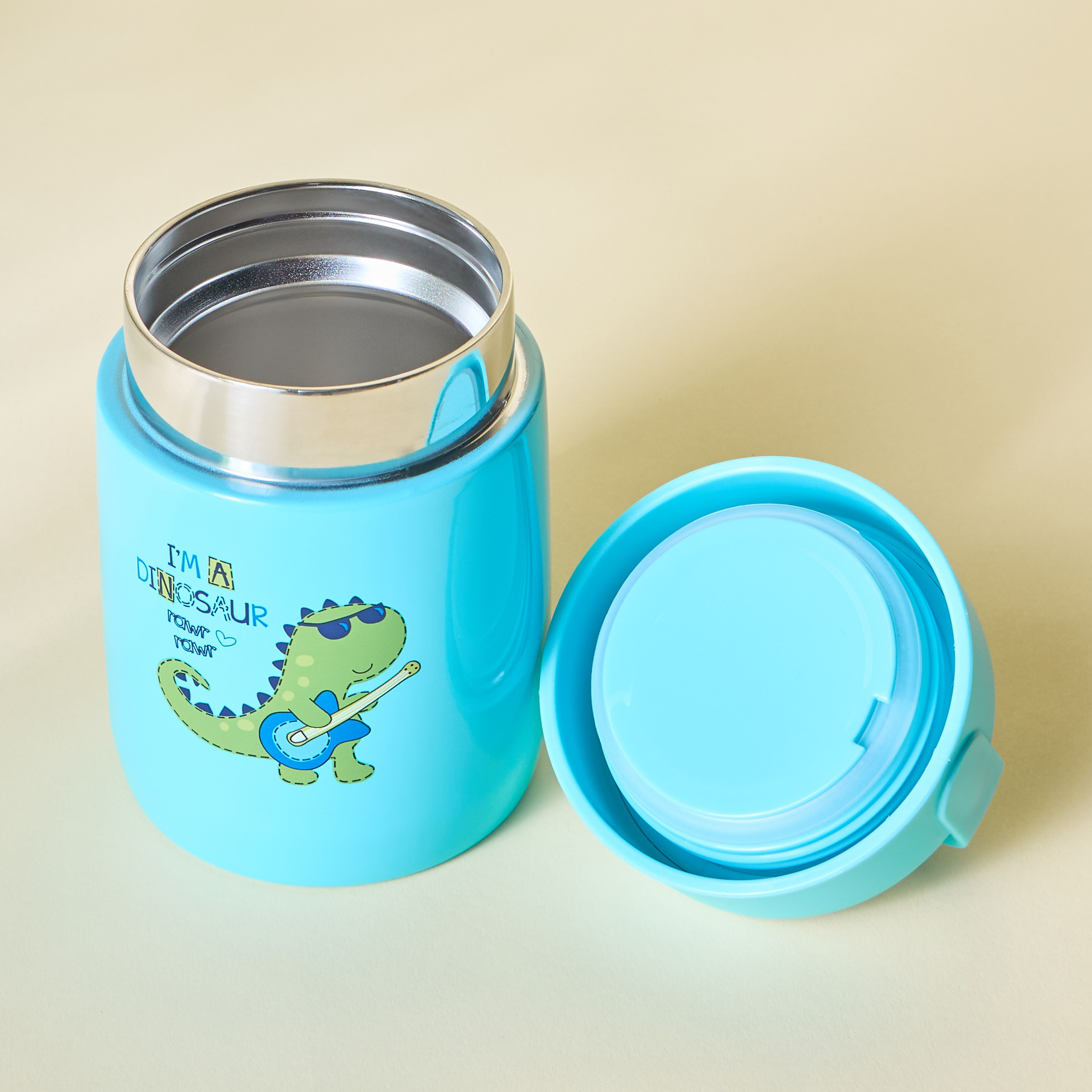 Rawr Food Jar with Handle-babyandkids-eatanddrink-lunchboxesandbags-image-2