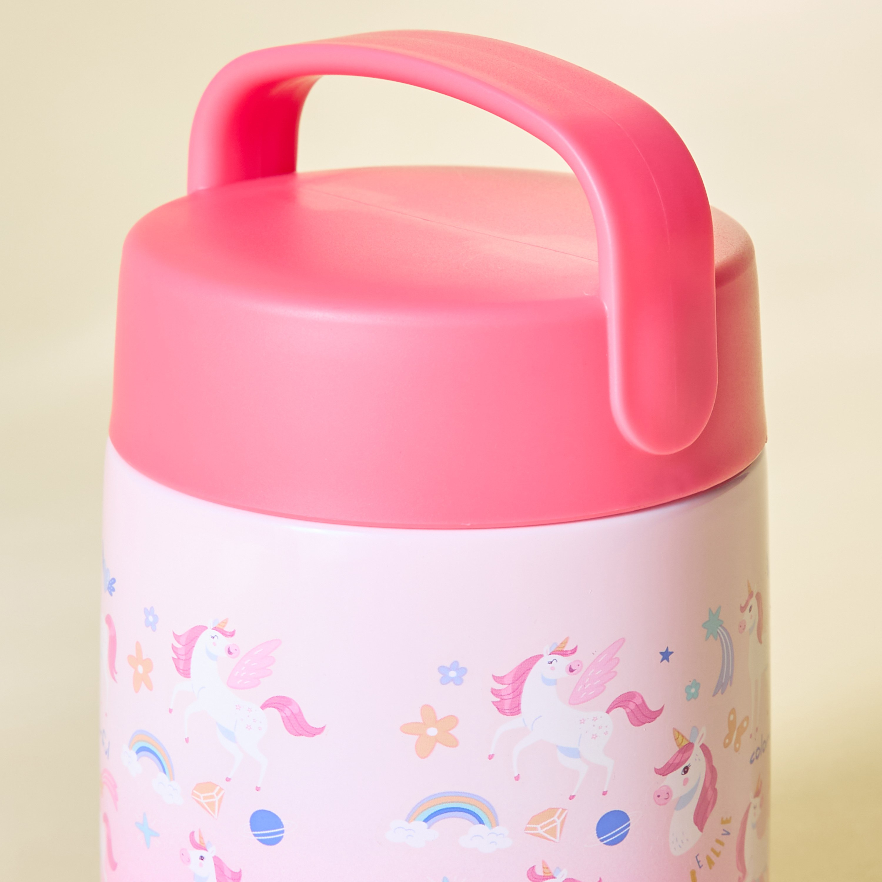 Happy Unicorn Food Jar with Handle-babyandkids-eatanddrink-foodstorage-image-3