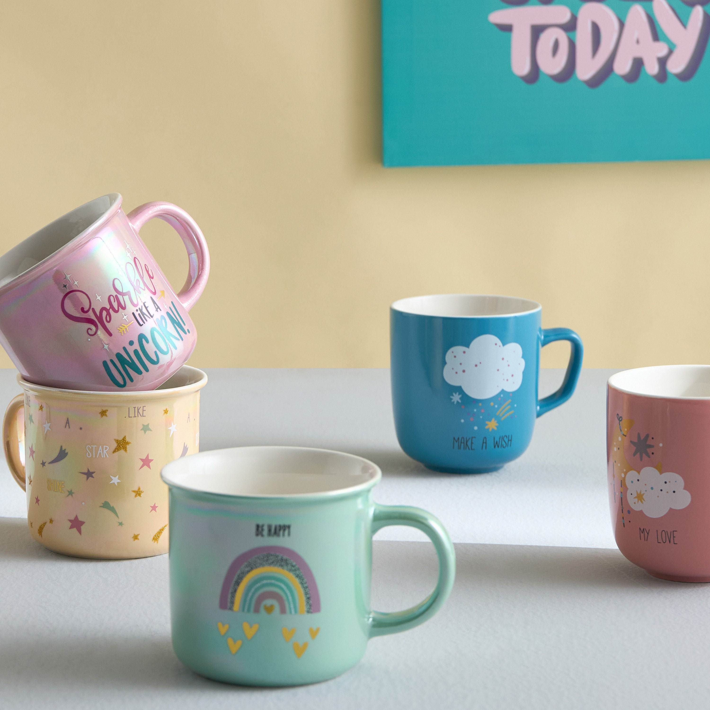 Make a Wish New Bone China Mug - 380 ml-babyandkids-schoolessentials-tableware-image-3