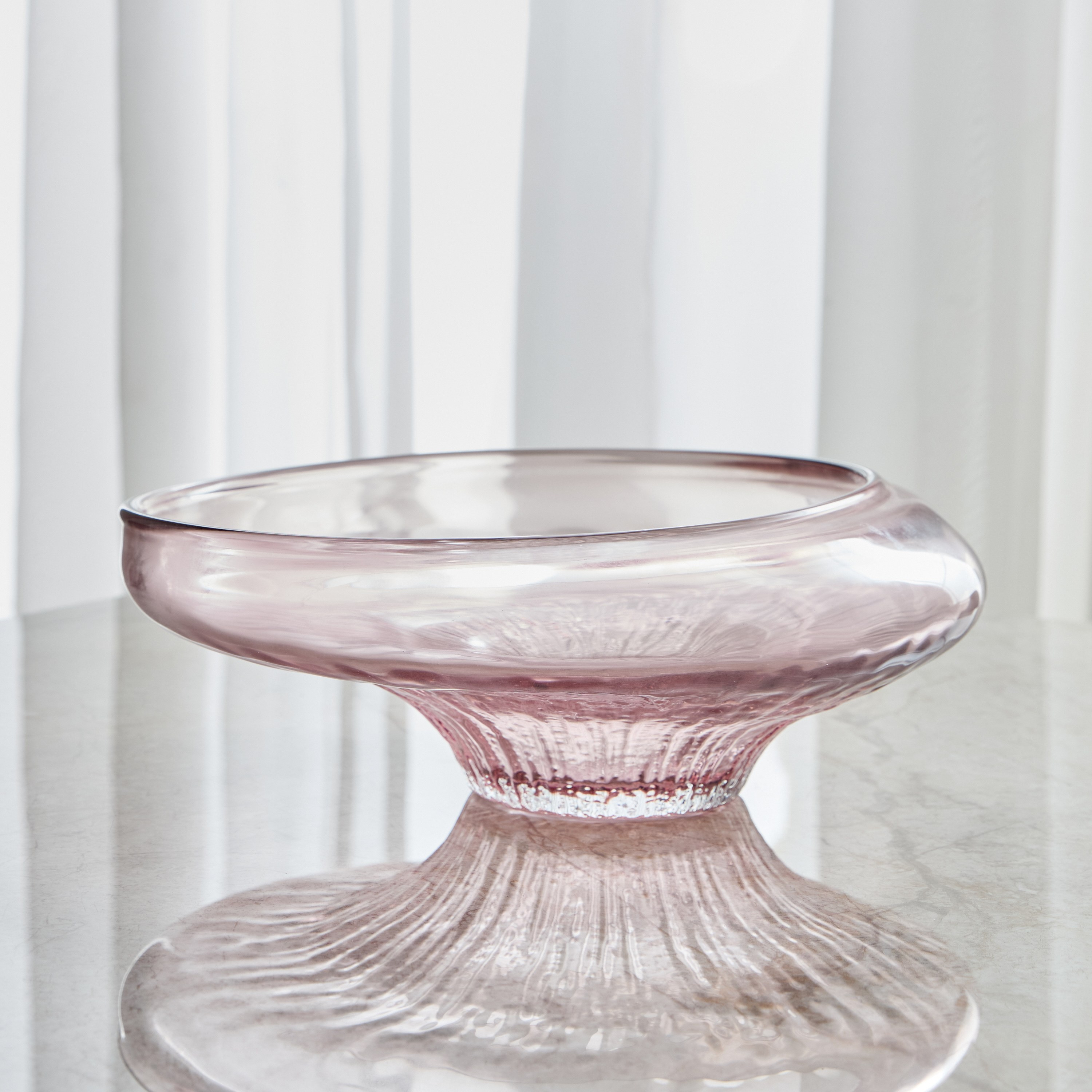 Ellero Glass Decorative Bowl - 32x34 cm-household-decor-vasesandbowls-image-1