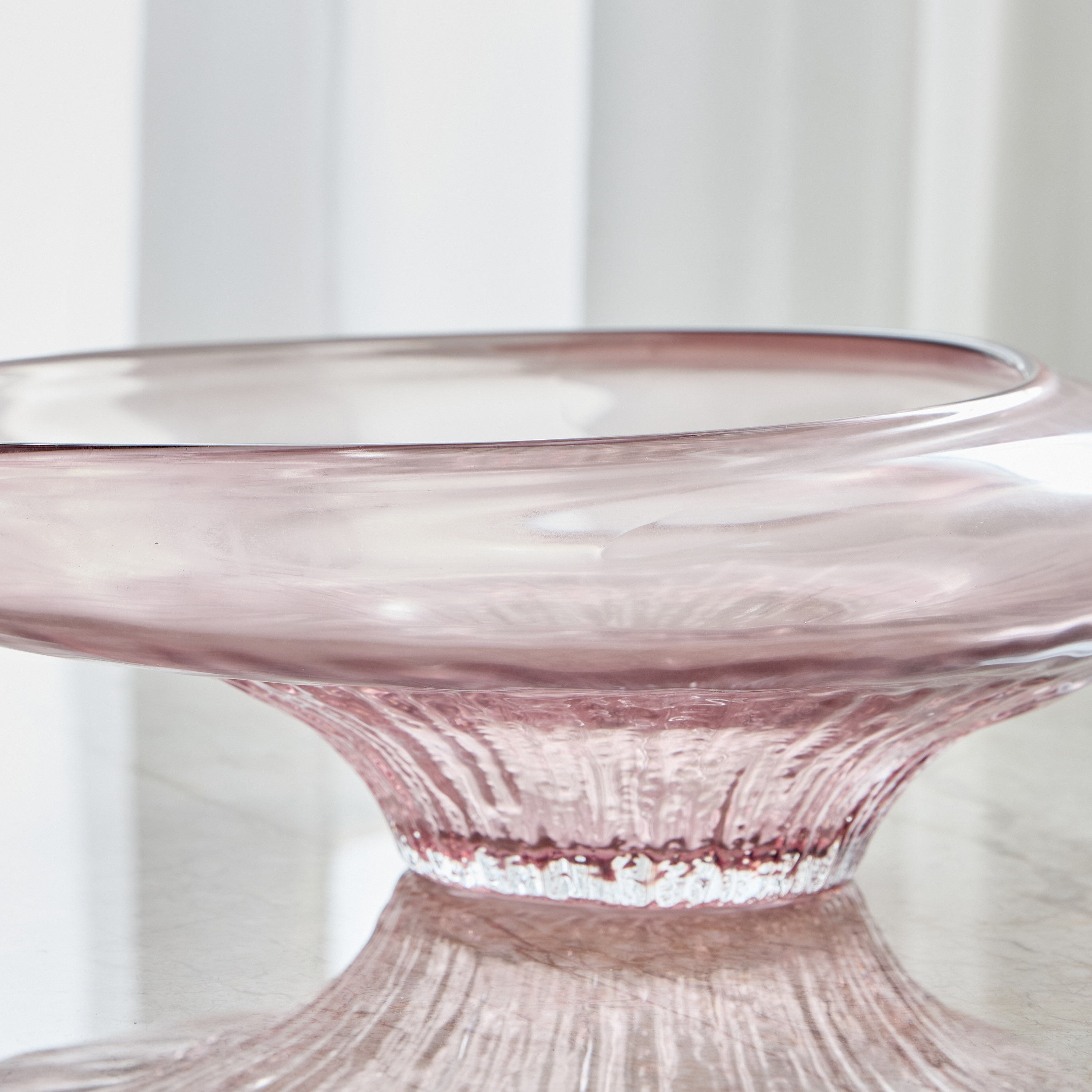 Ellero Glass Decorative Bowl - 32x34 cm-household-decor-vasesandbowls-image-2