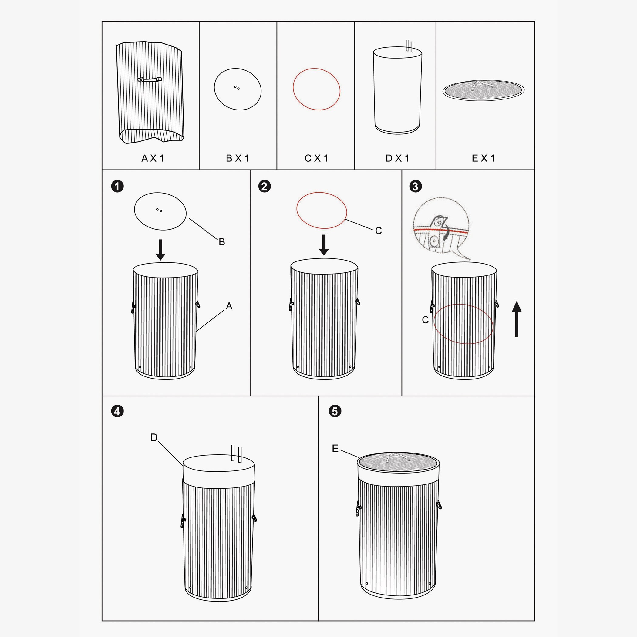 سلّة غسيل - ديزي-household-bathandlaundry-laundrysolutions-laundryhampers-image-6