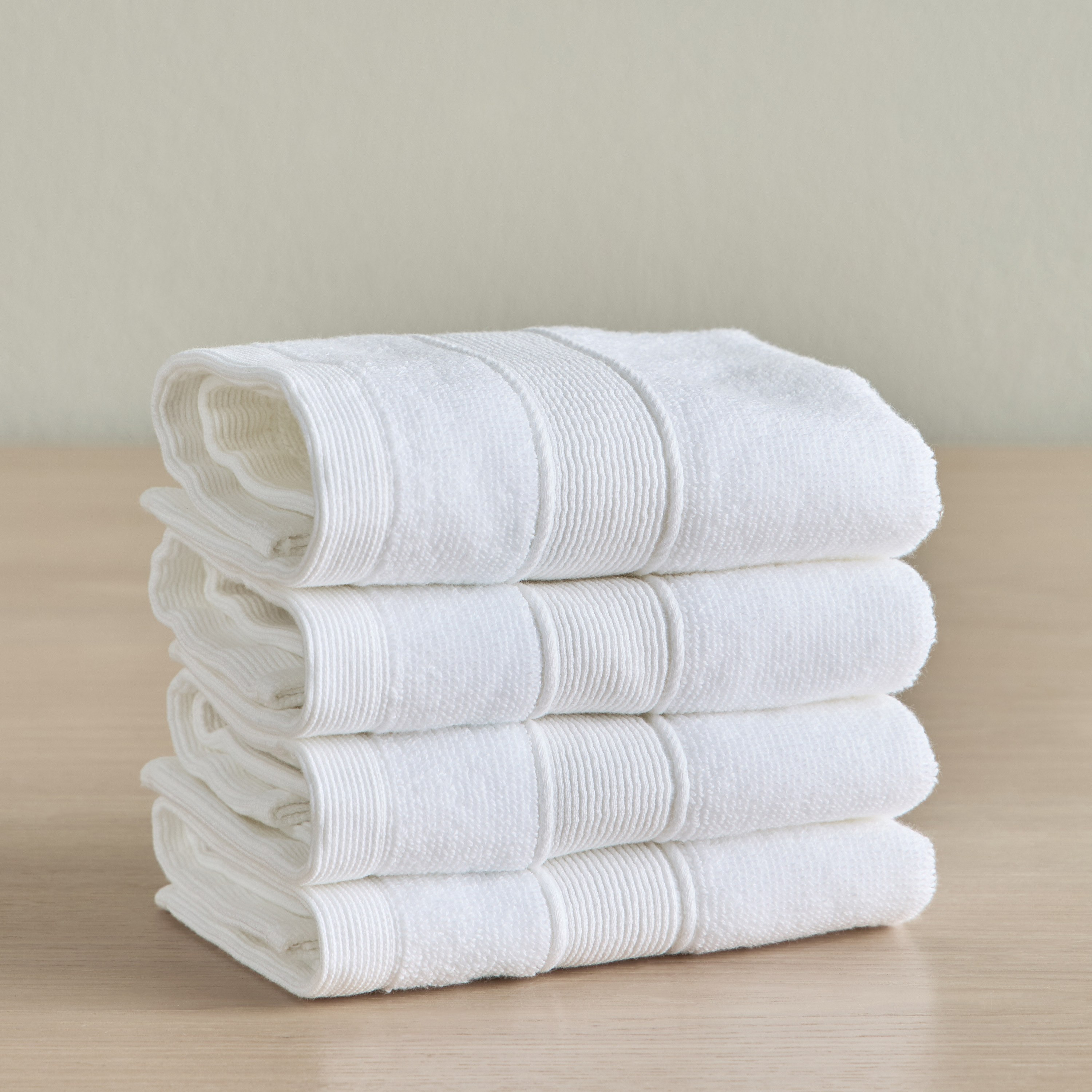 Eco Soft 4-Piece 650 GSM Organic Turkish Cotton Fingertip Towel Set - 30x30 cm-household-bathandlaundry-bathlinen-towels-image-1