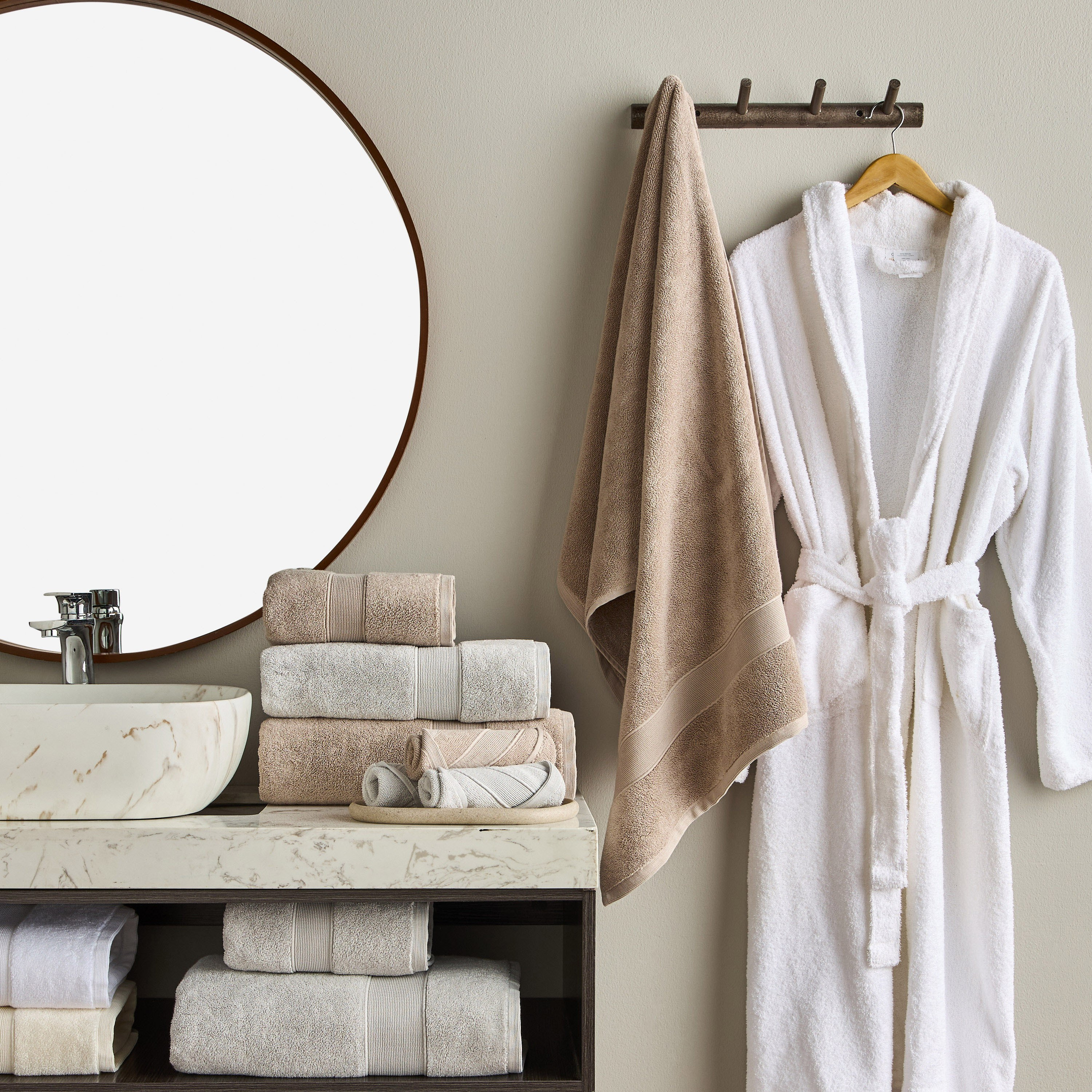 Eco Soft 650 GSM Organic Turkish Cotton Hand Towel - 50x90 cm-household-bathandlaundry-bathlinen-towels-image-8