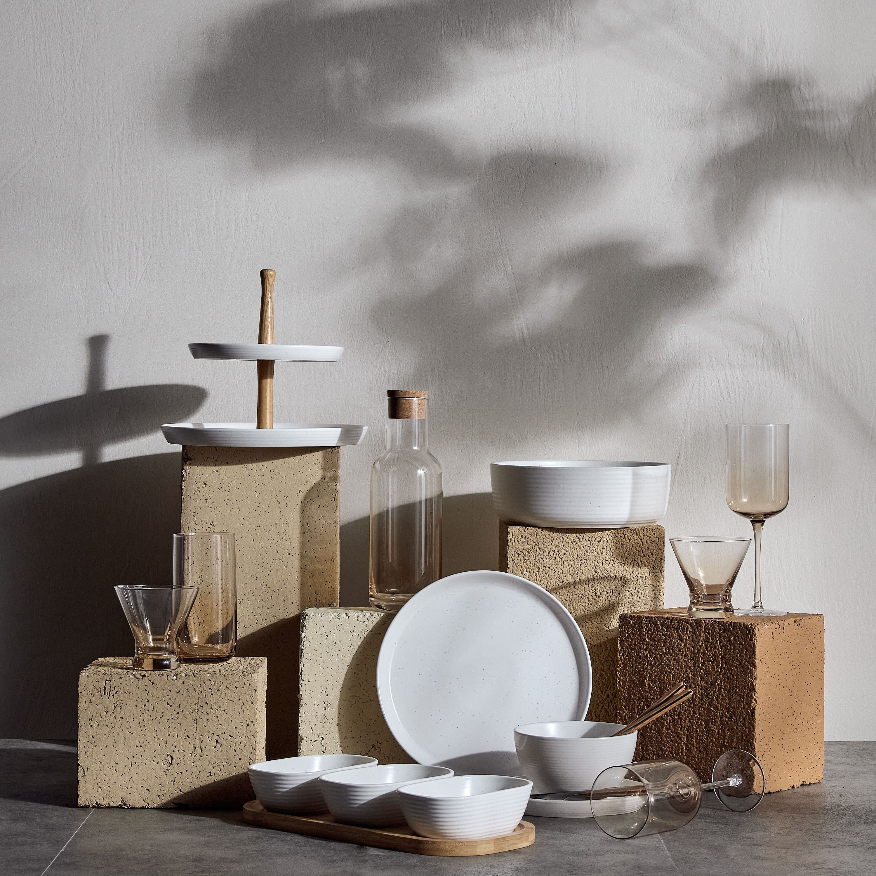 طقم كاسات زجاجية طويلة 6 قطع- إيرثي بيبل - 435 مل-household-dining-glassware-stemware-image-4