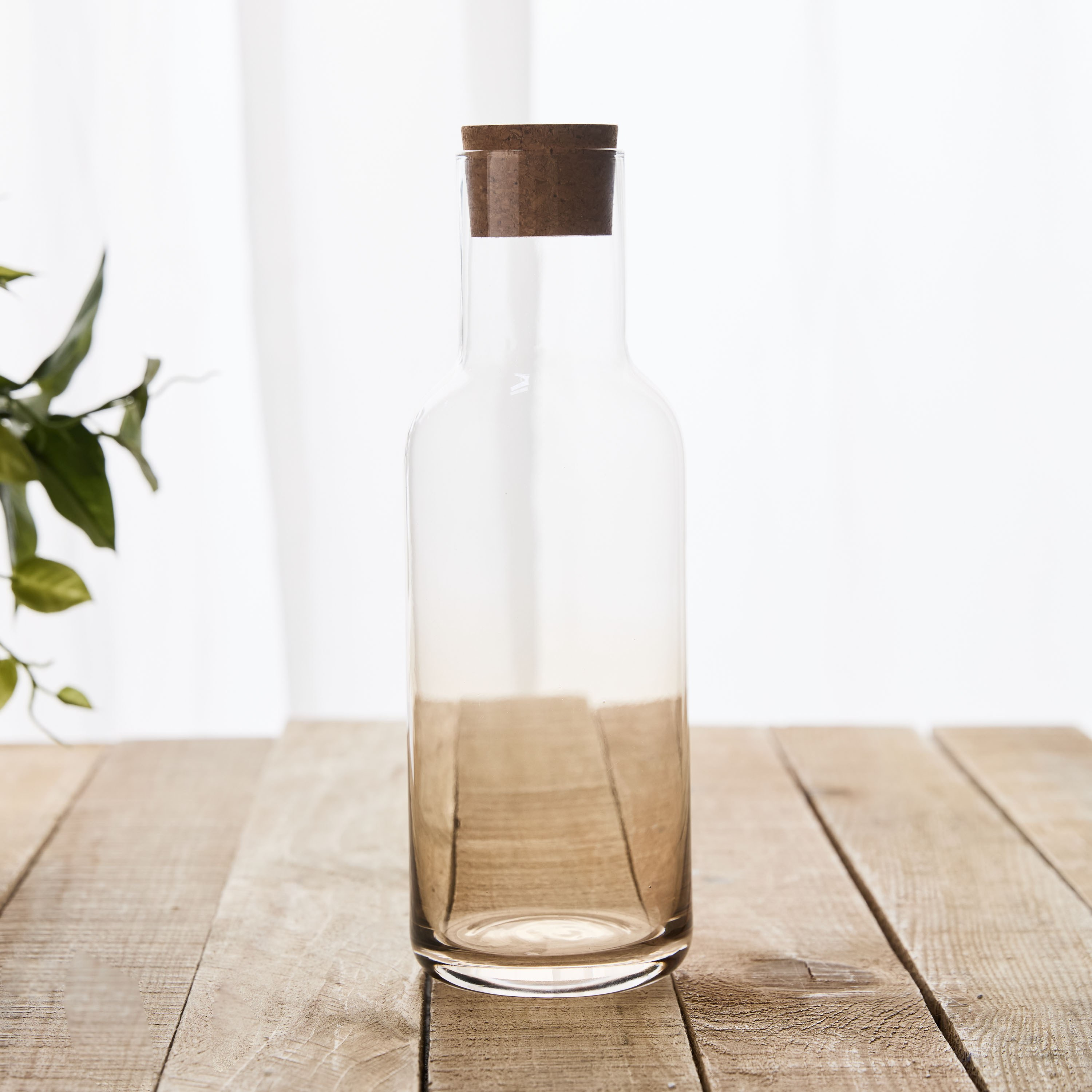 Earthy Pebble Glass Carafe - 1.15 L-household-dining-drinkserveware-jugsdecantersandcarafes-image-1