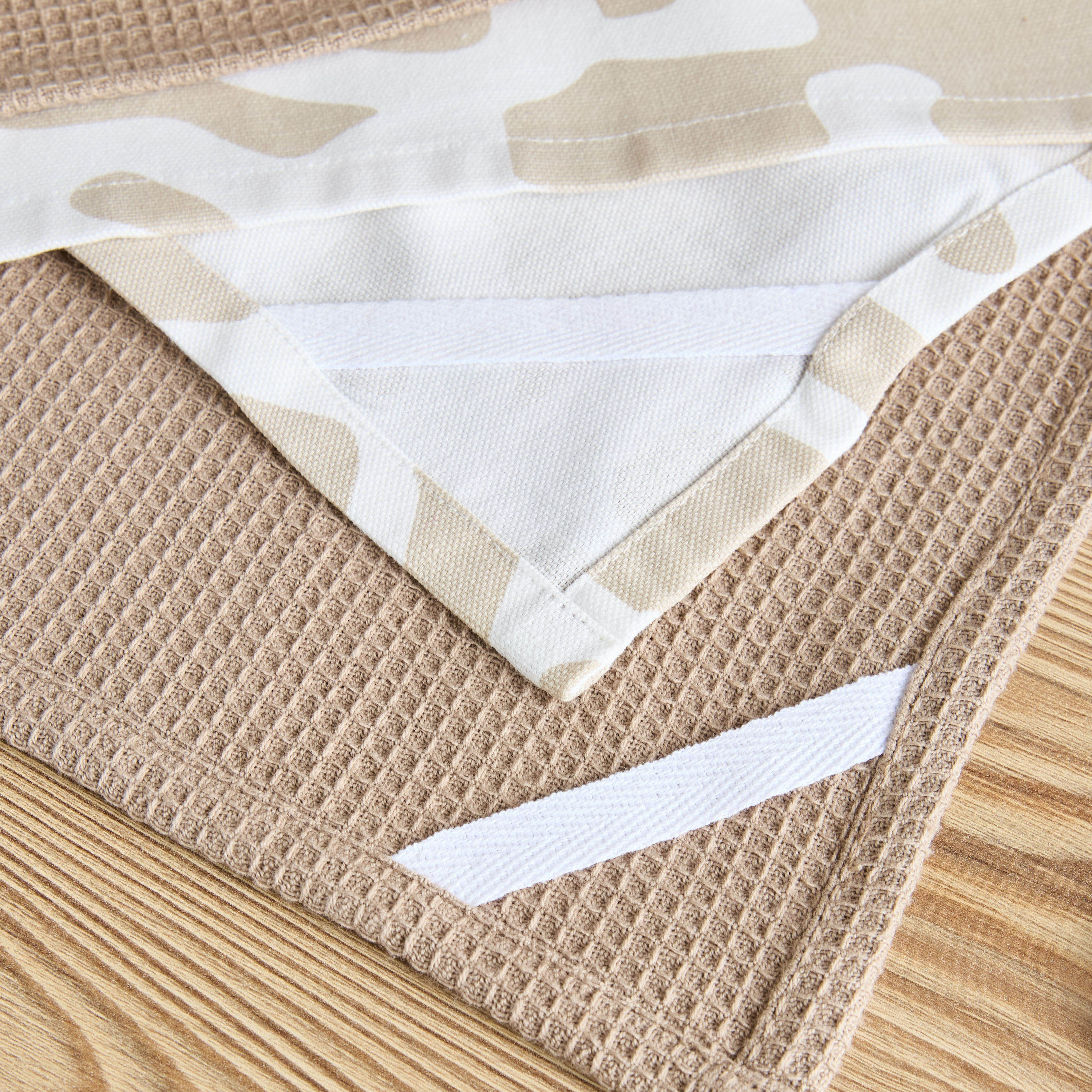 Earthy Pebble 2-Piece Kitchen Towel Set - 70x50 cm-household-kitchen-kitchenlinen-kitchentowelsandlinen-image-2