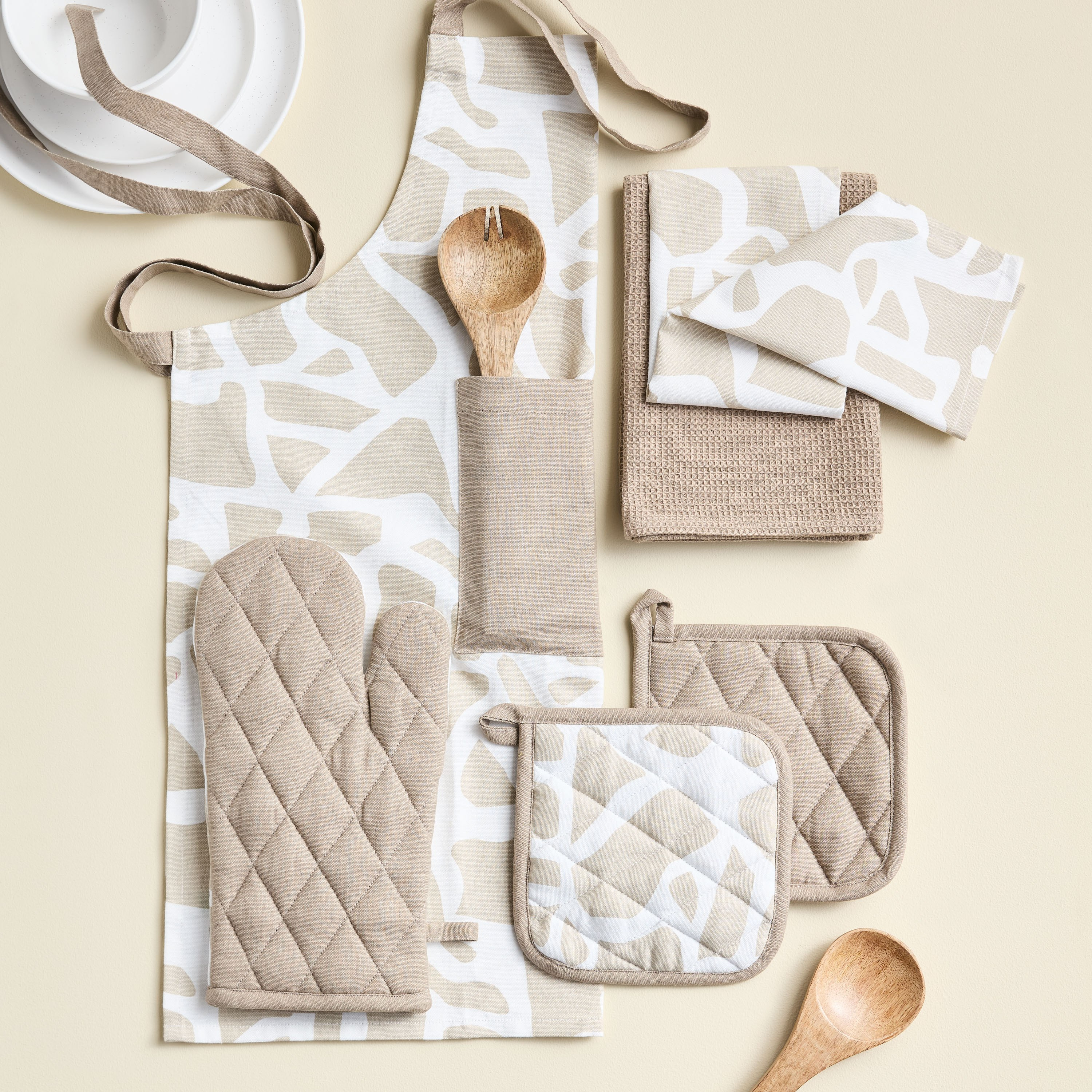 Earthy Pebble 2-Piece Kitchen Towel Set - 70x50 cm-household-kitchen-kitchenlinen-kitchentowelsandlinen-image-3