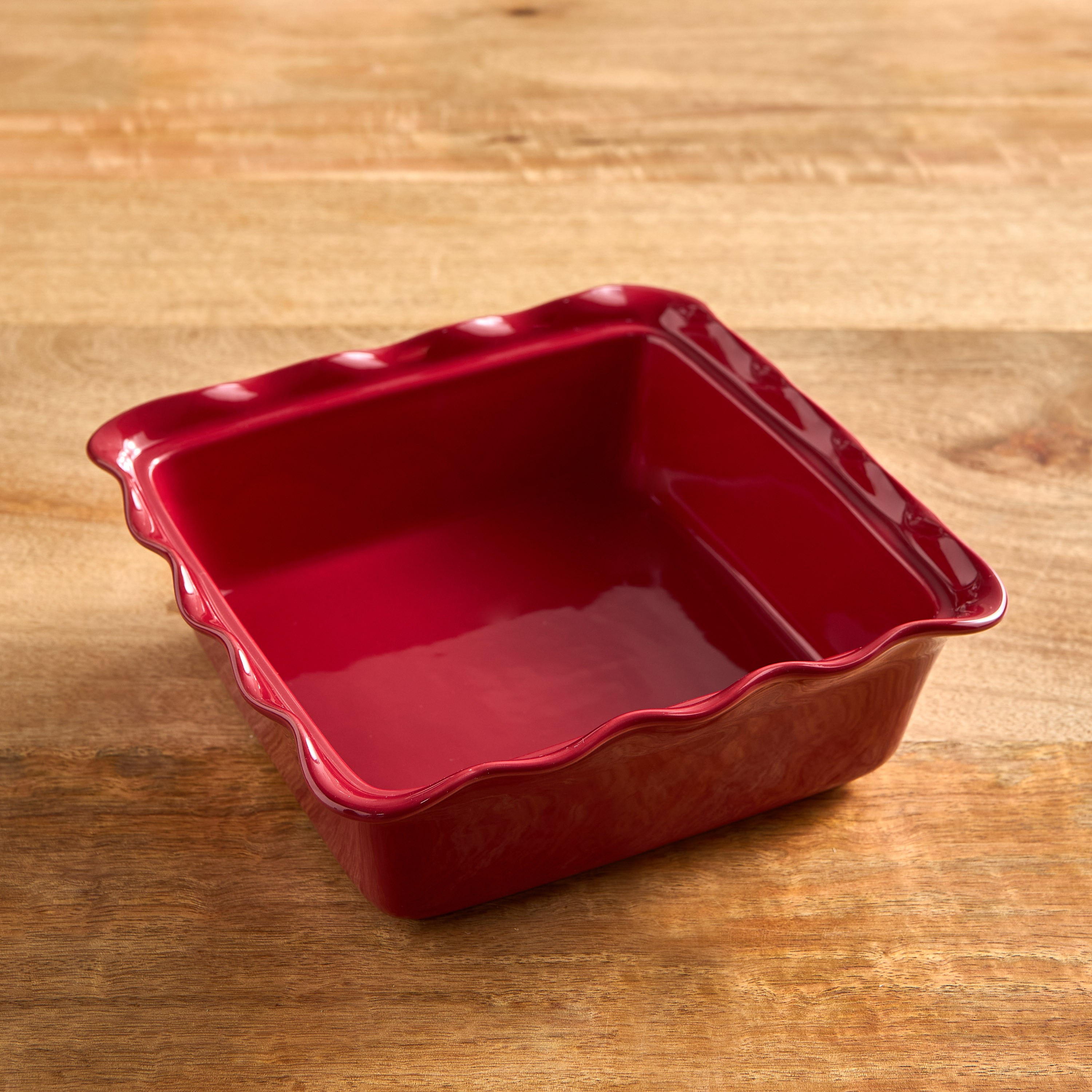 Wave Symphony Stoneware Baking Dish - 24 cm