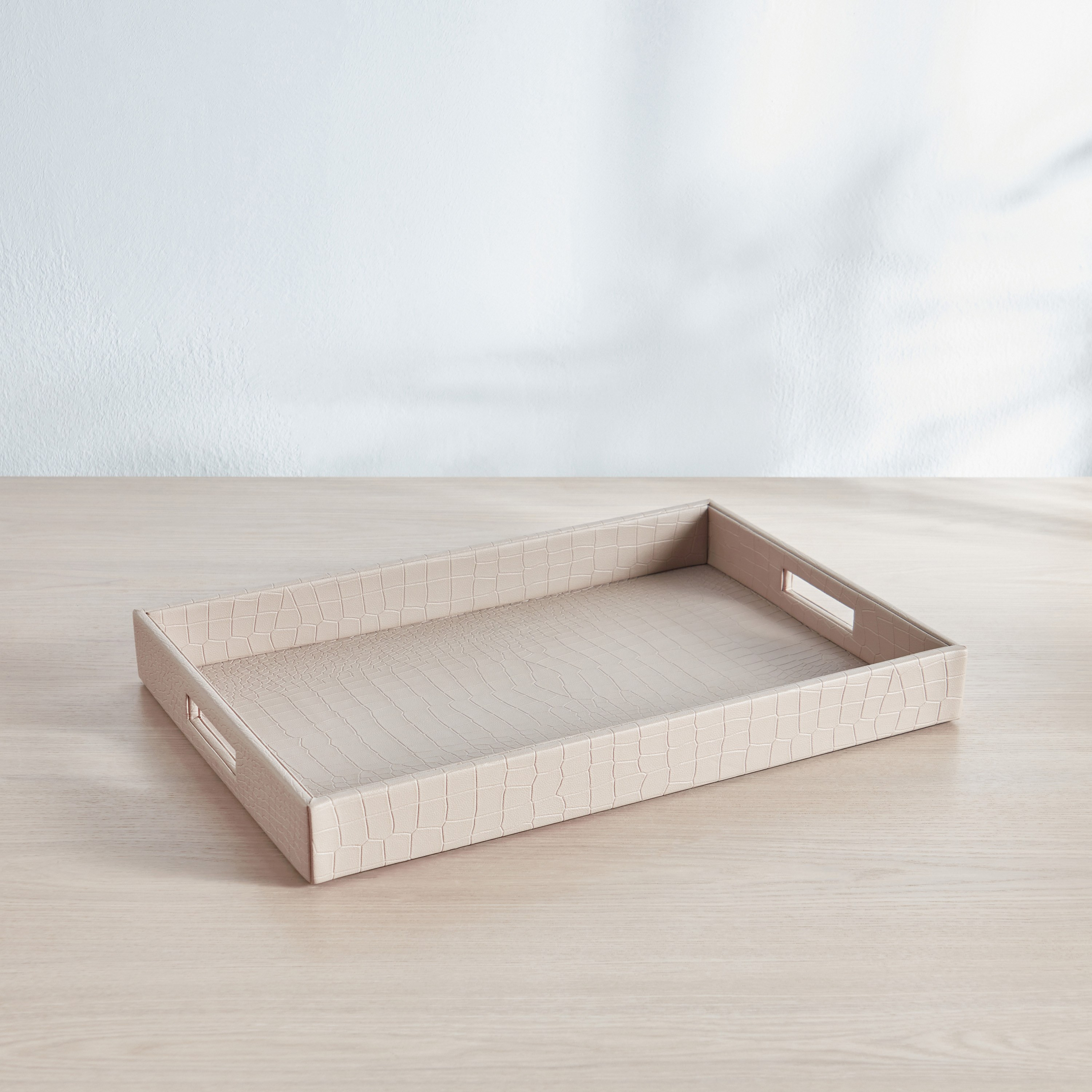 Blake Croc Decorative Tray-household-decor-boxesandtrays-image-1
