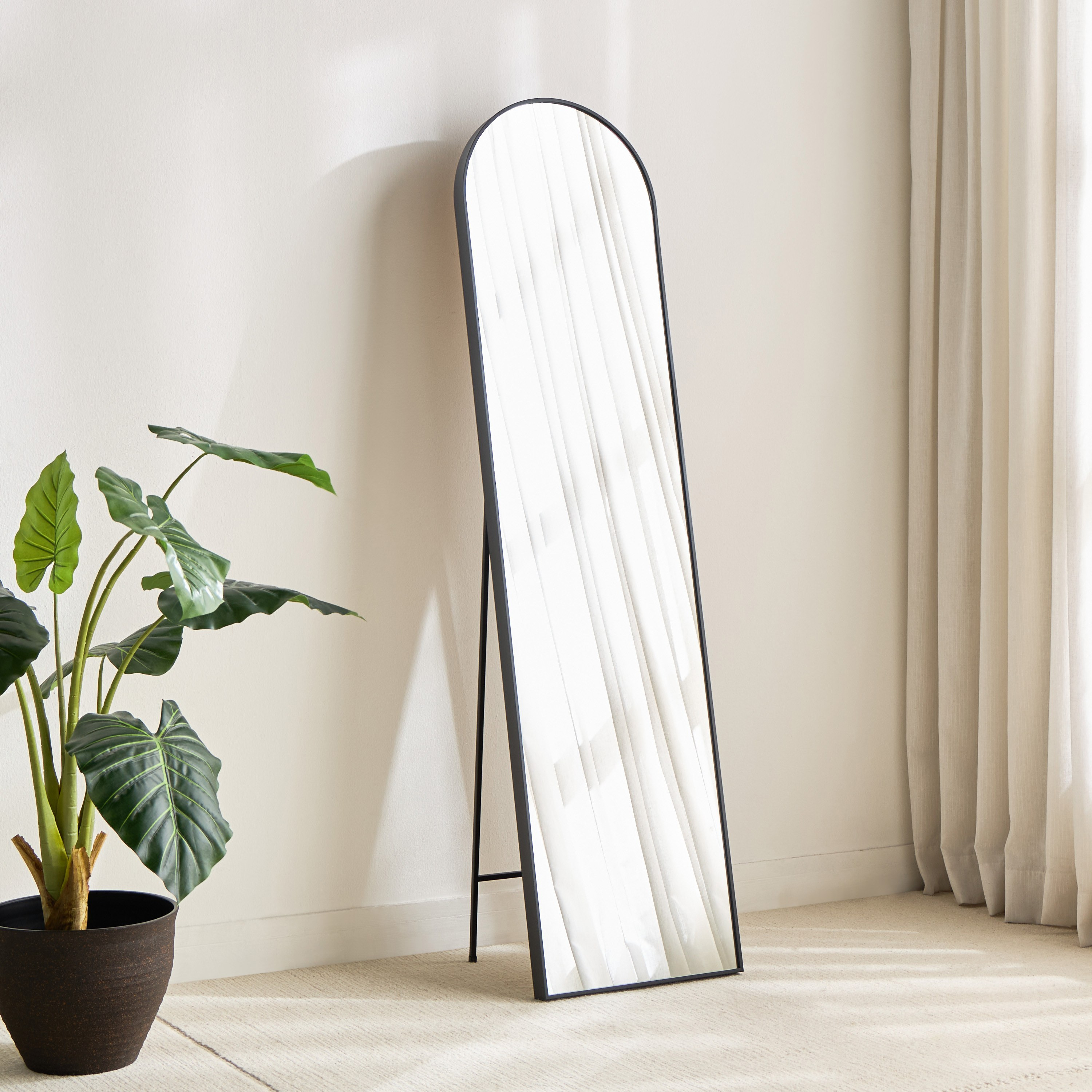 مرآة أرضية بتصميم مقوس - أرتميس - 160x40 سم-household-walldecorandmirrors-mirrors-floormirrors-image-1