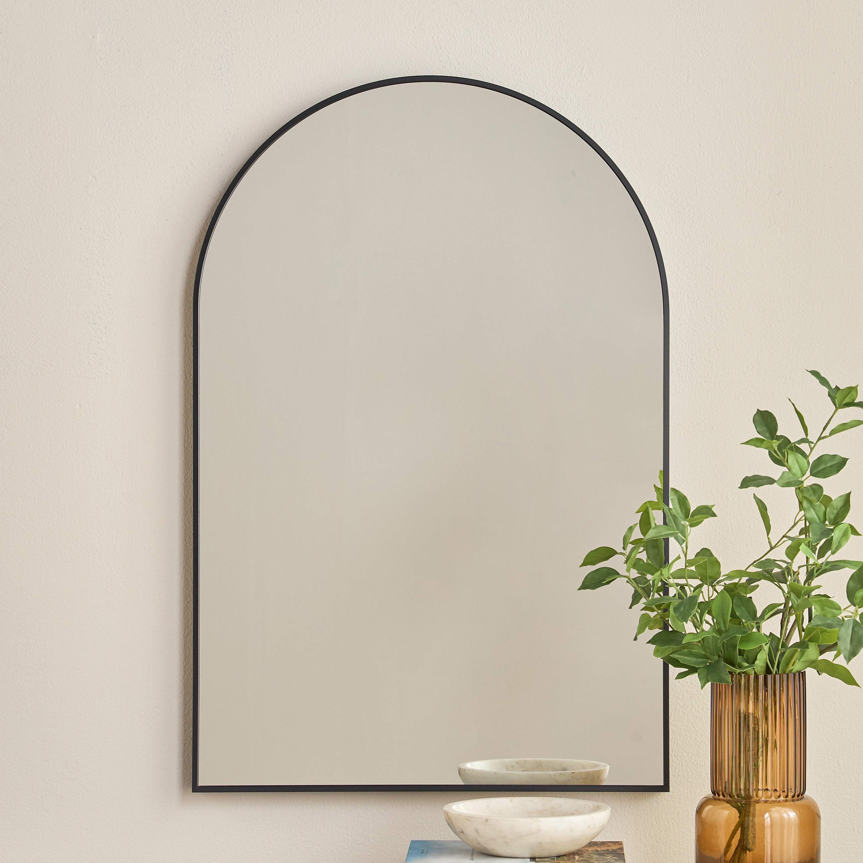 Artemis Arch Wall Mirror - 90x60 cm-household-walldecorandmirrors-mirrors-wallmirrors-image-2