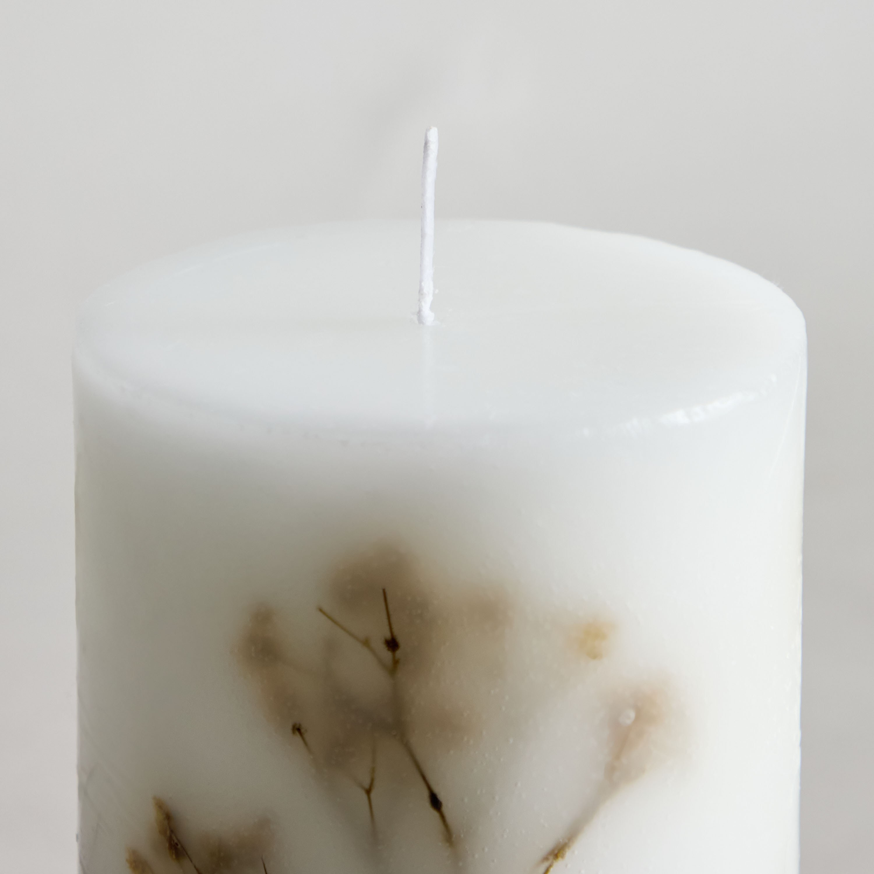 Botanic Unscented Pillar Candle - 60 h-household-homefragrance-candles-image-2