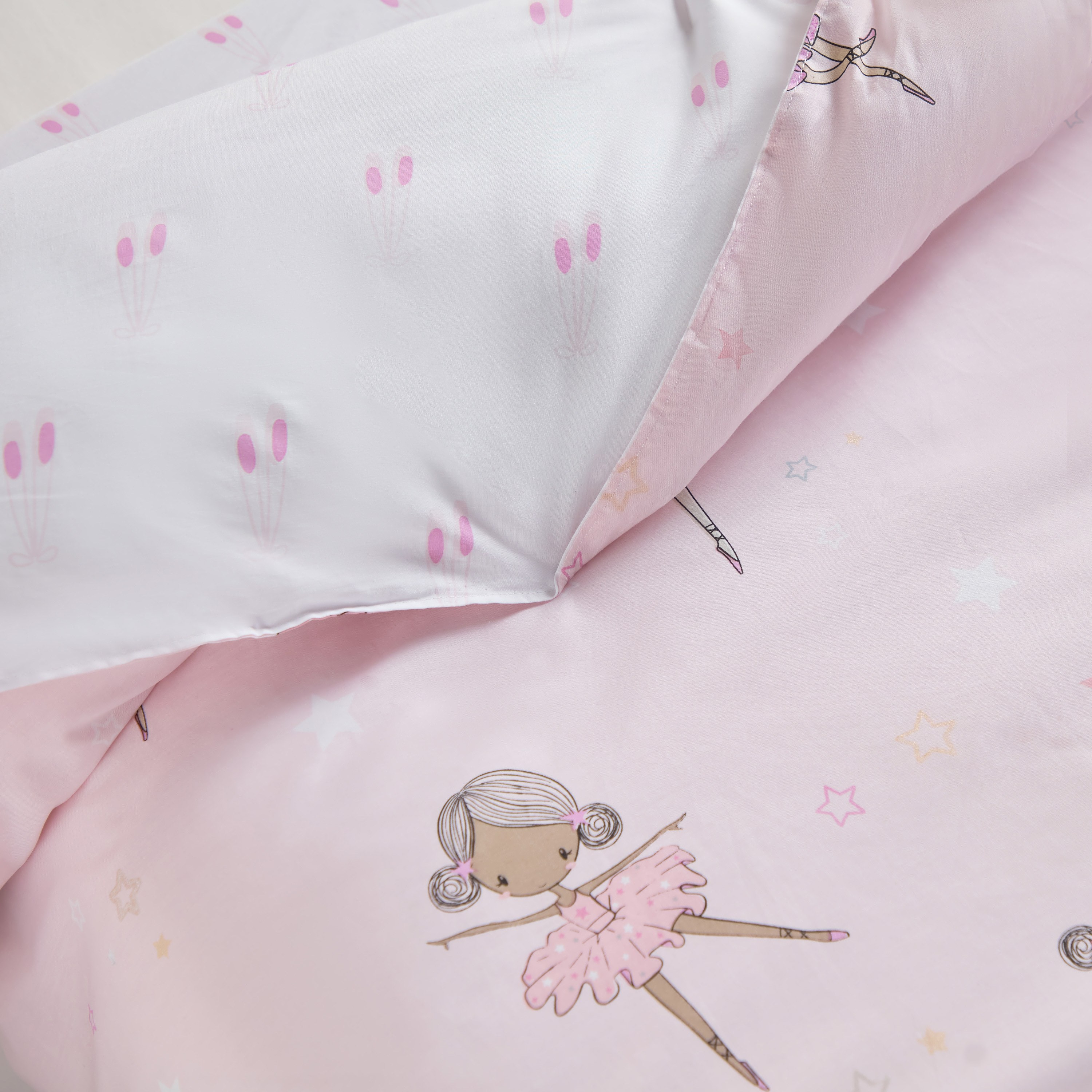 Baby Ballerina Cotton 2-Piece Full Comforter Set - 160x220 cm-kids-beddingandwindows-bedding-comforters-image-5
