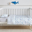Baby Shark Rotary Cotton Percale Printed 180 Thread Count 2-Piece Comforter Set - 100x140 cm-baby-nursery-babybedding-image-1