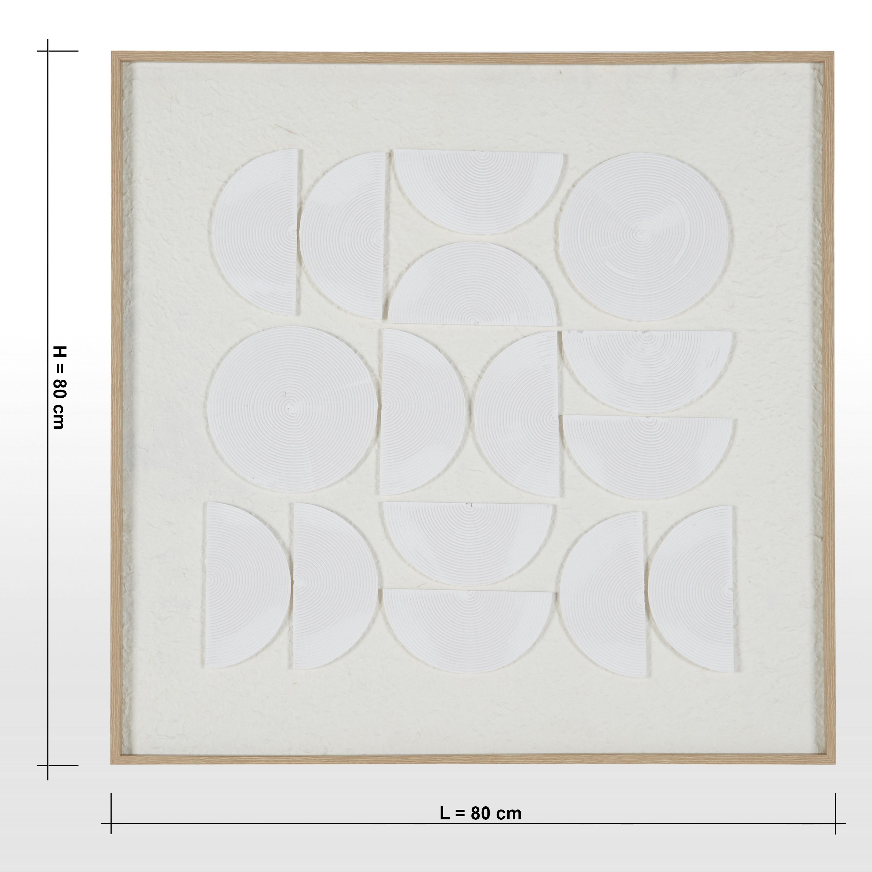 Freita 3D Framed Wall Art - 80x80 cm-household-walldecorandmirrors-wallart-image-5