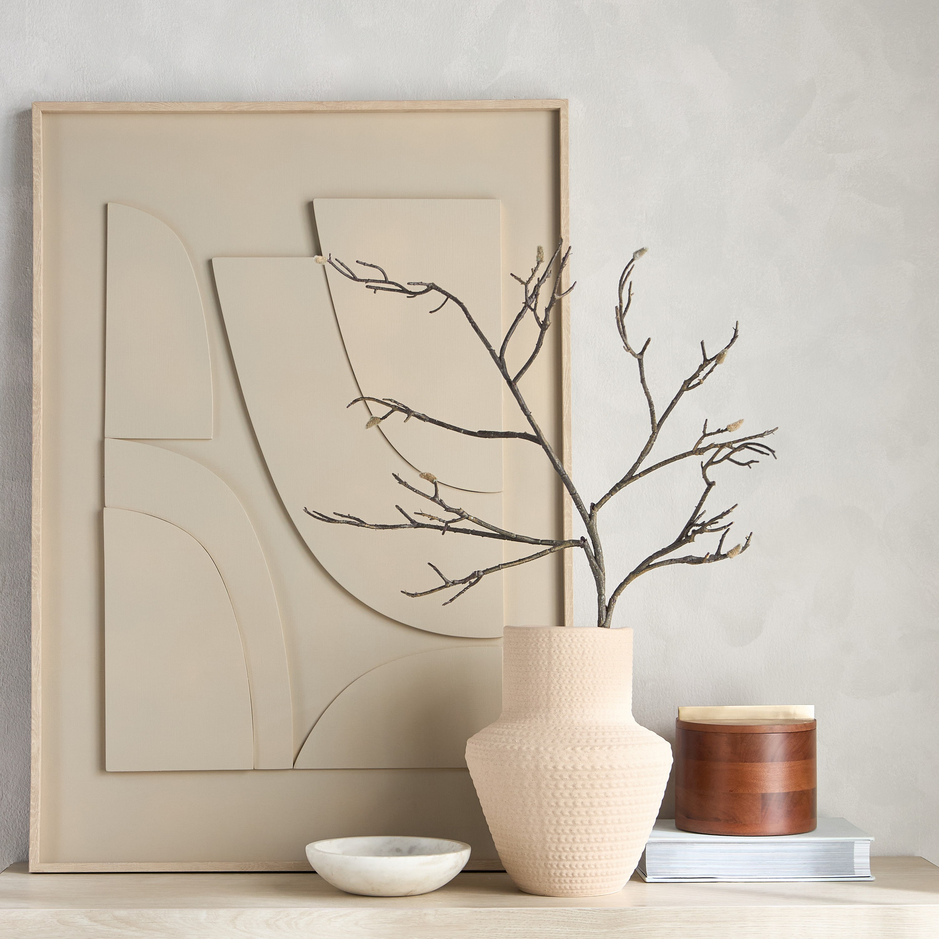 Acor 3D Framed Wall Art - 70x100 cm-household-walldecorandmirrors-wallart-image-4