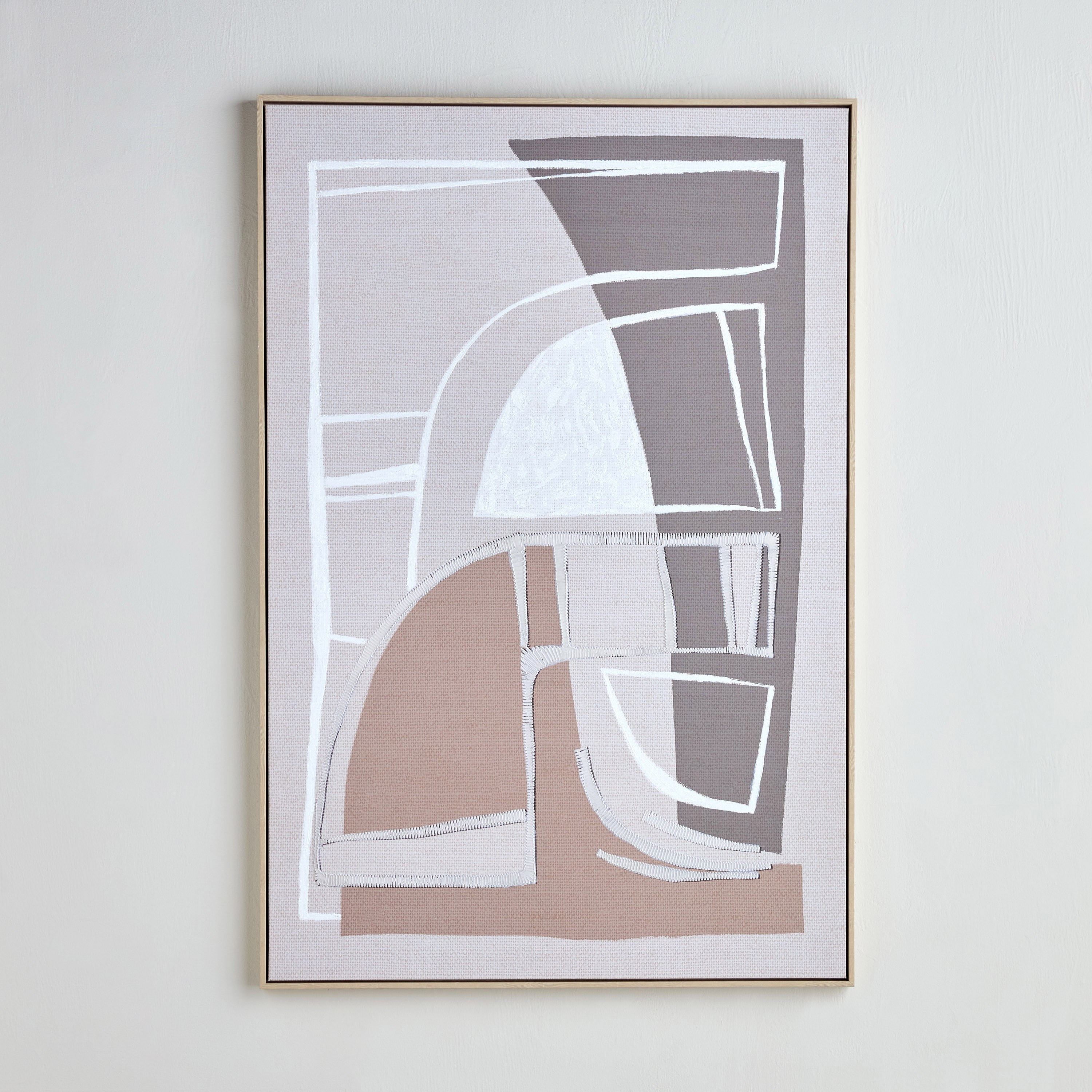Roca Framed Canvas Wall Art - 100x150 cm-household-walldecorandmirrors-wallart-image-1