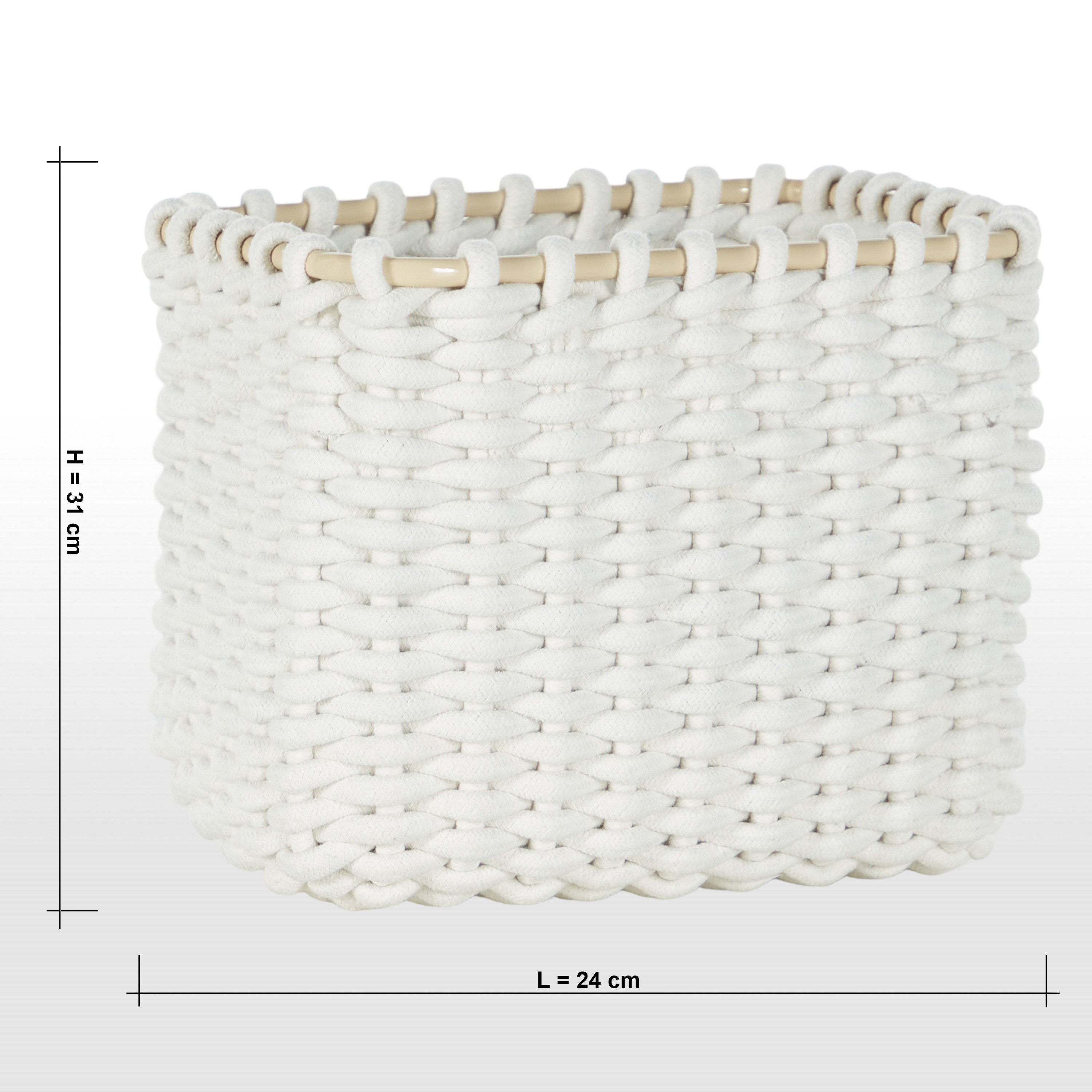 Zianna Storage Basket - 31x21x24 cm-household-storage-storagesolutions-storageboxesandbaskets-image-4