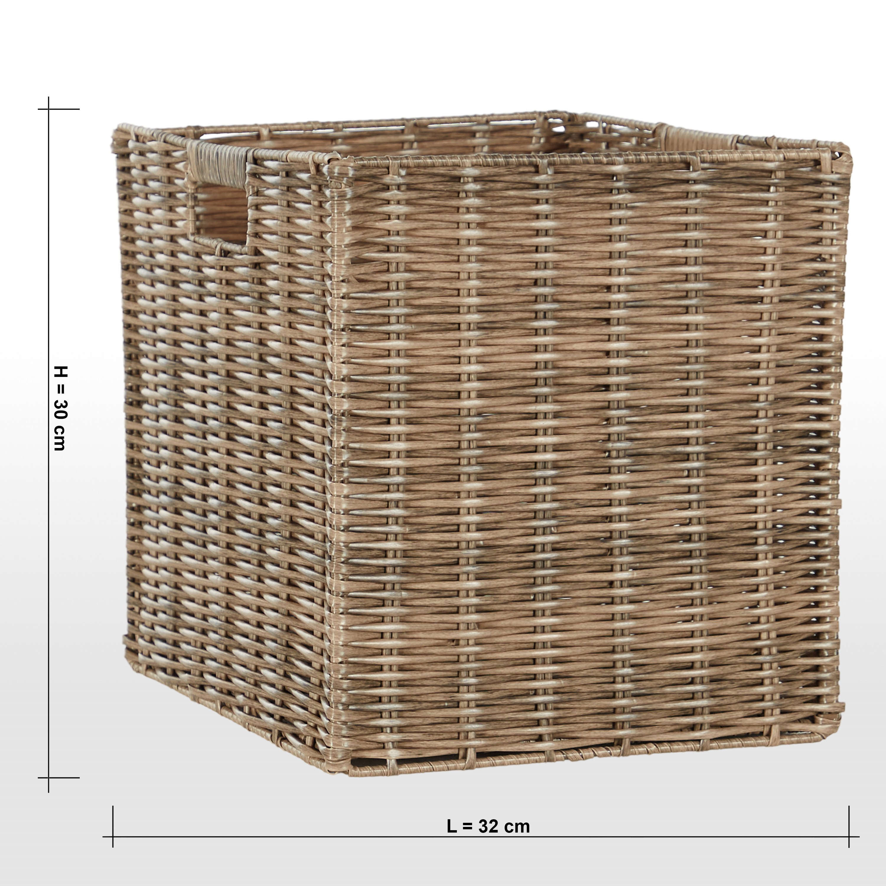 Vera Storage Basket - 32x28x30 cm-household-storage-storagesolutions-storageboxesandbaskets-image-4