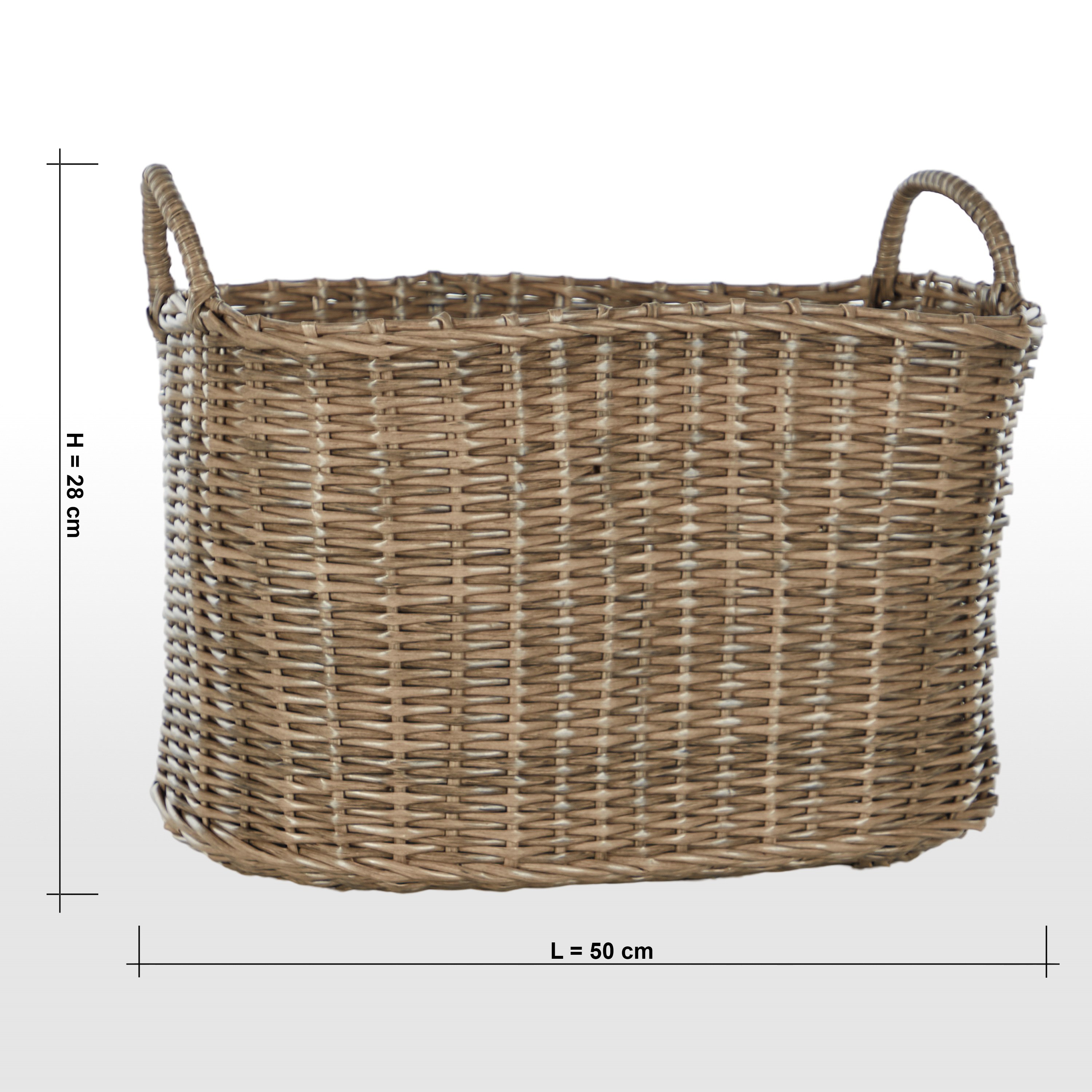 Vera Storage Basket - 50x38x28 cm-household-storage-storagesolutions-storageboxesandbaskets-image-4
