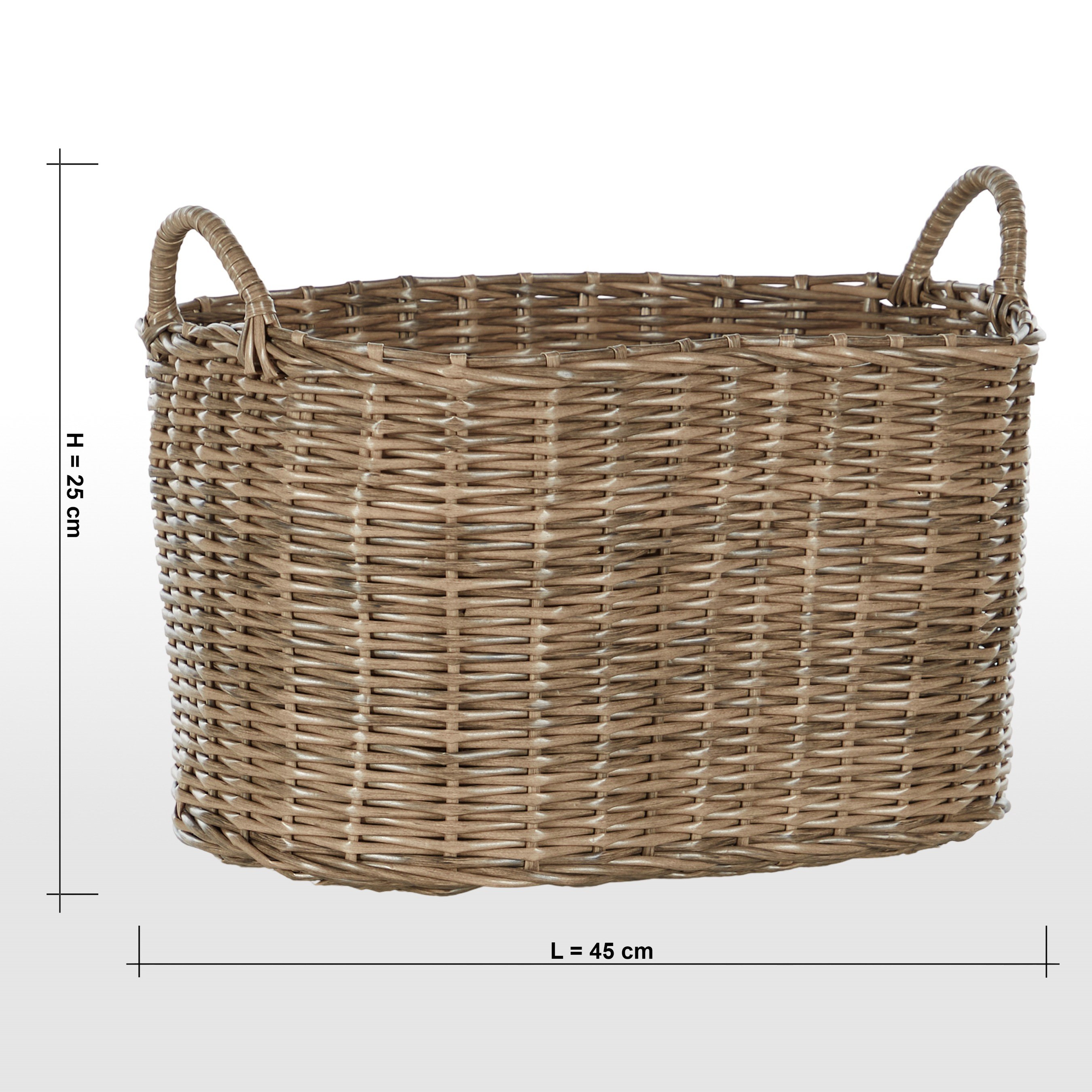 Vera Storage Basket - 45x33x25 cm-household-storage-storagesolutions-storageboxesandbaskets-image-4