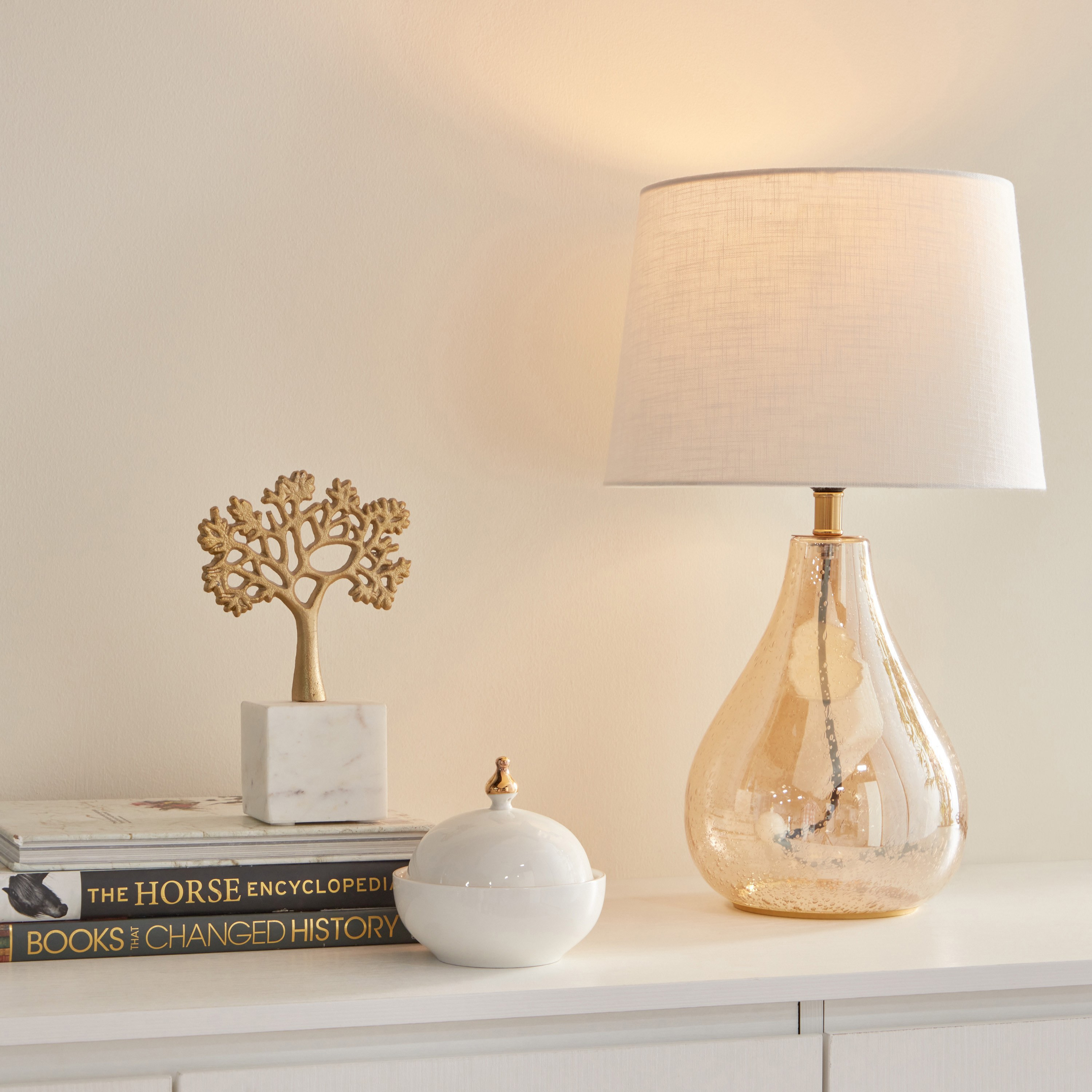 مصباح طاولة زجاج - بورني - 51 سم-household-lighting-tableanddesklamps-image-5