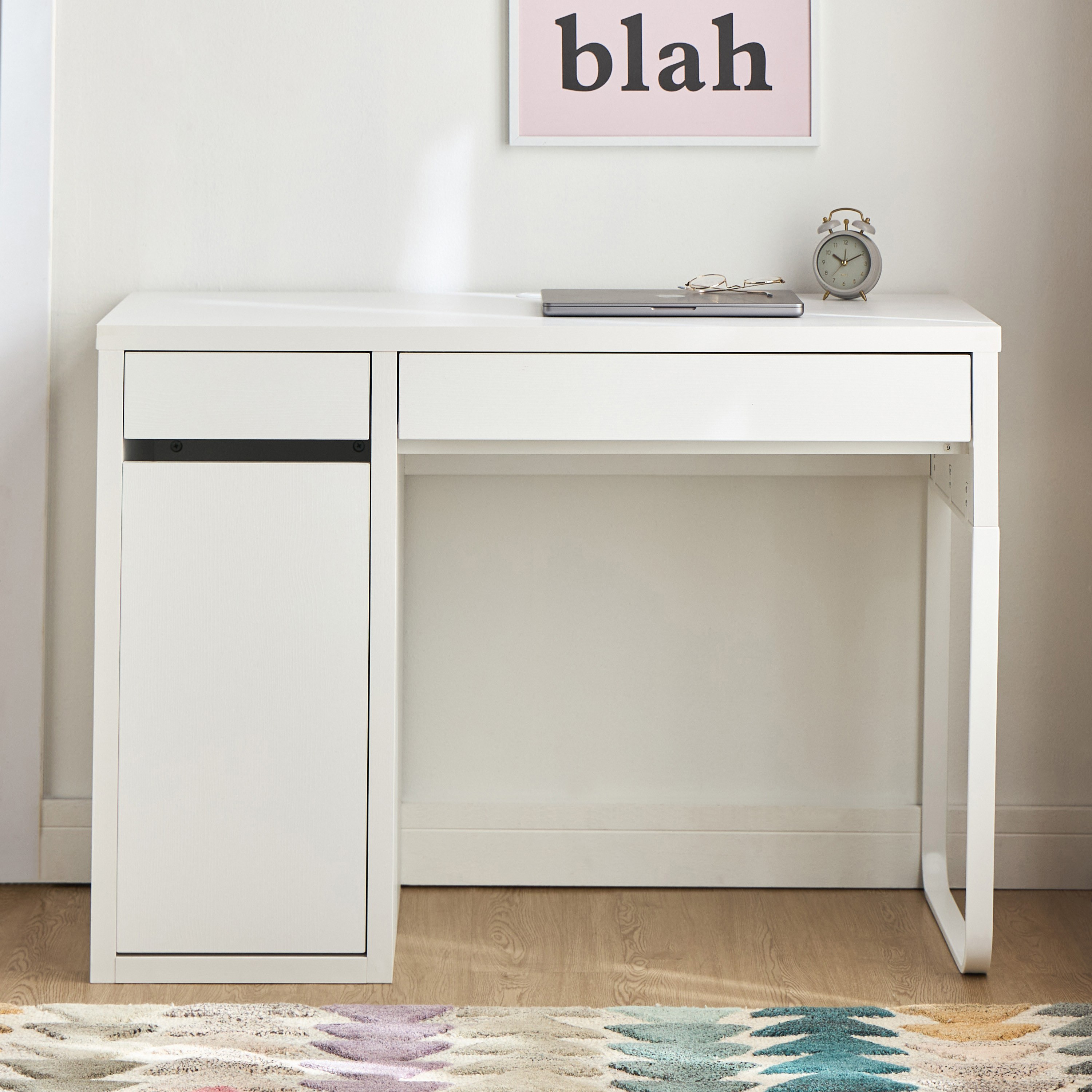 Miller Study Desk with Cabinet-babyandkids-roomfurniture-studydesks-image-2