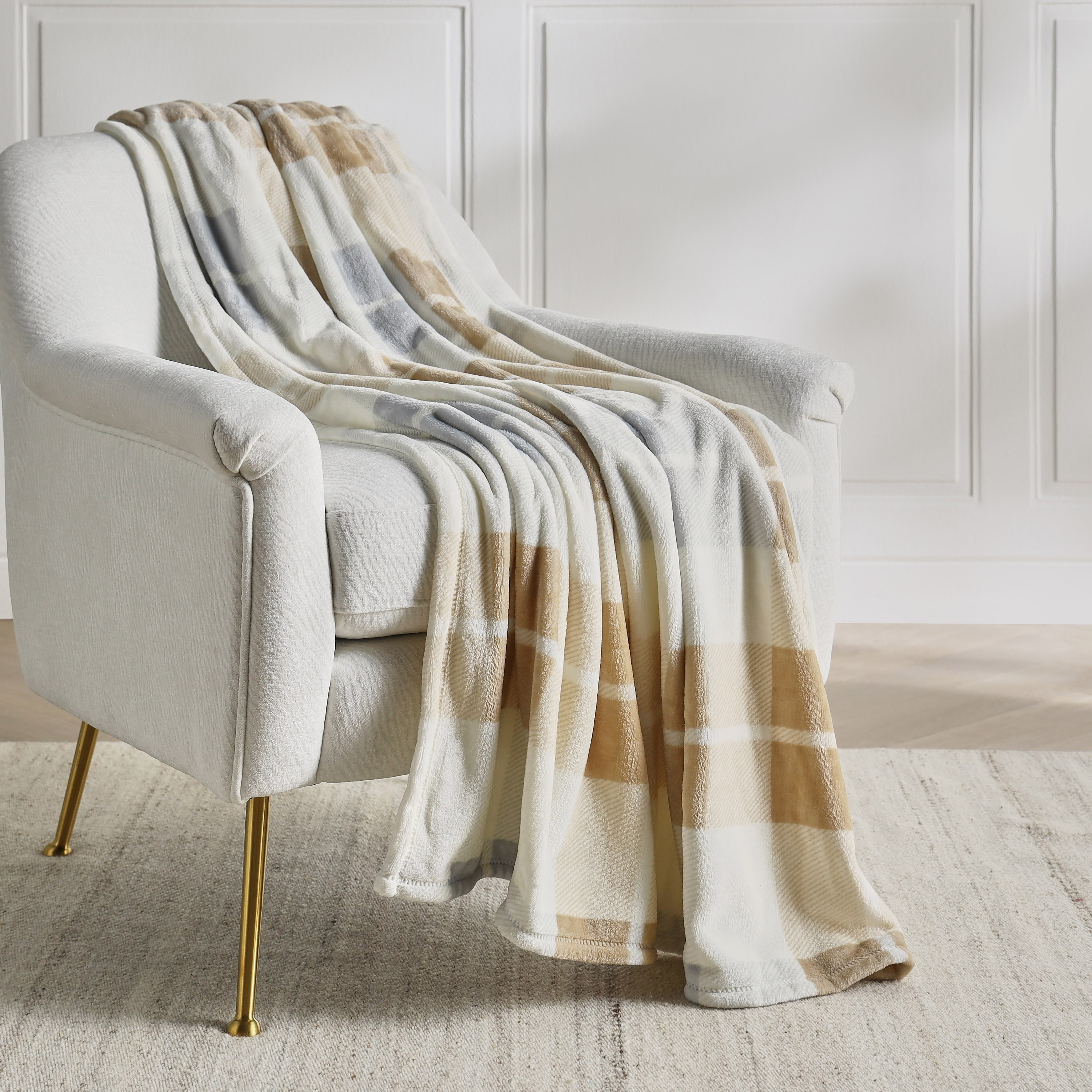 بطانية فلانيل - زها - 150x200 سم-household-bedding-blankets-image-1