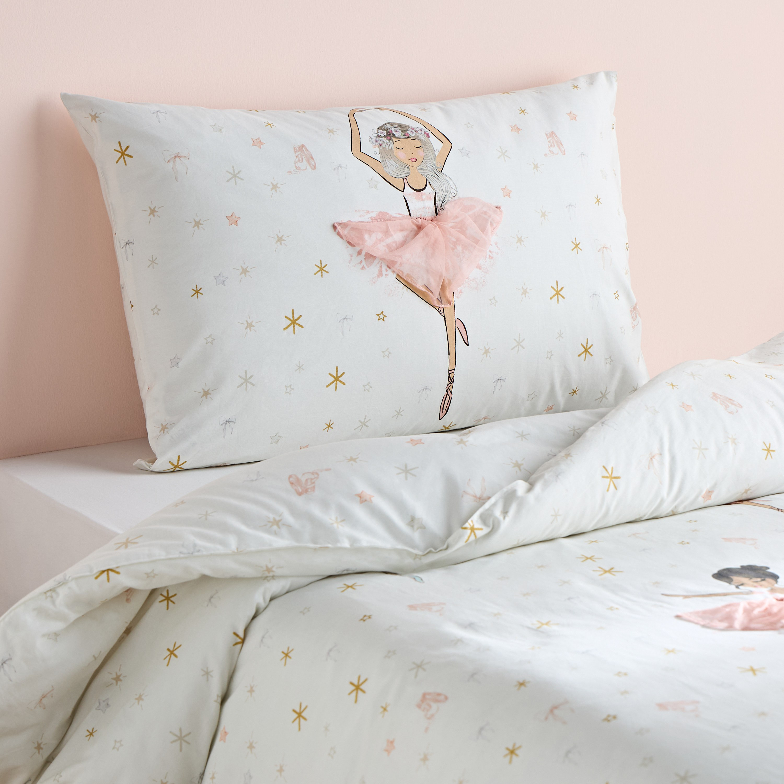 Shop Beatrice Ballerina Cotton 144 Thread Count 2 Piece Full Comforter Set 160x220 cm Online Homecentre Kuwait