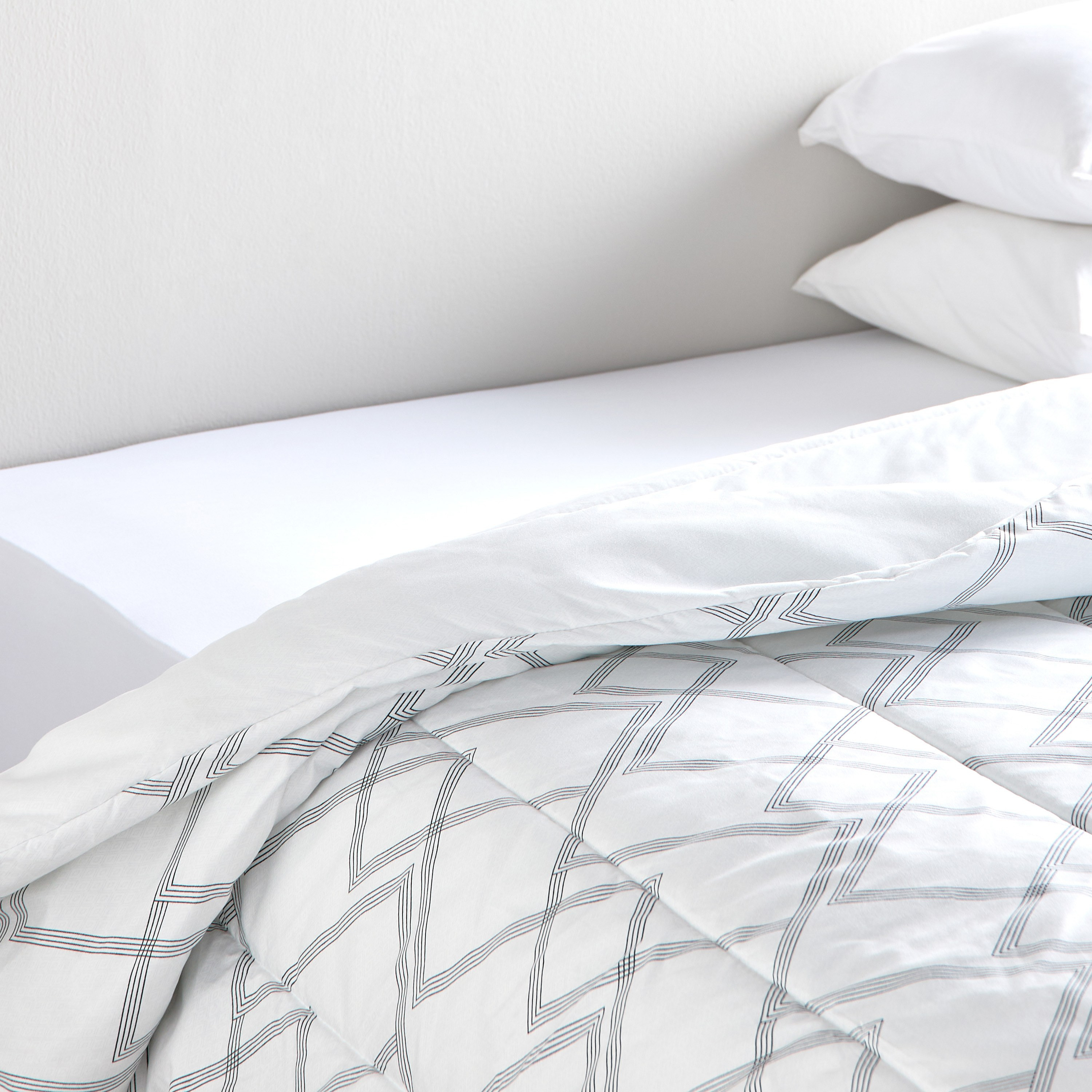 Jake Abstract Printed King Comforter - 220x230 cm-household-bedding-comfortersandbedspreads-comforters-image-1