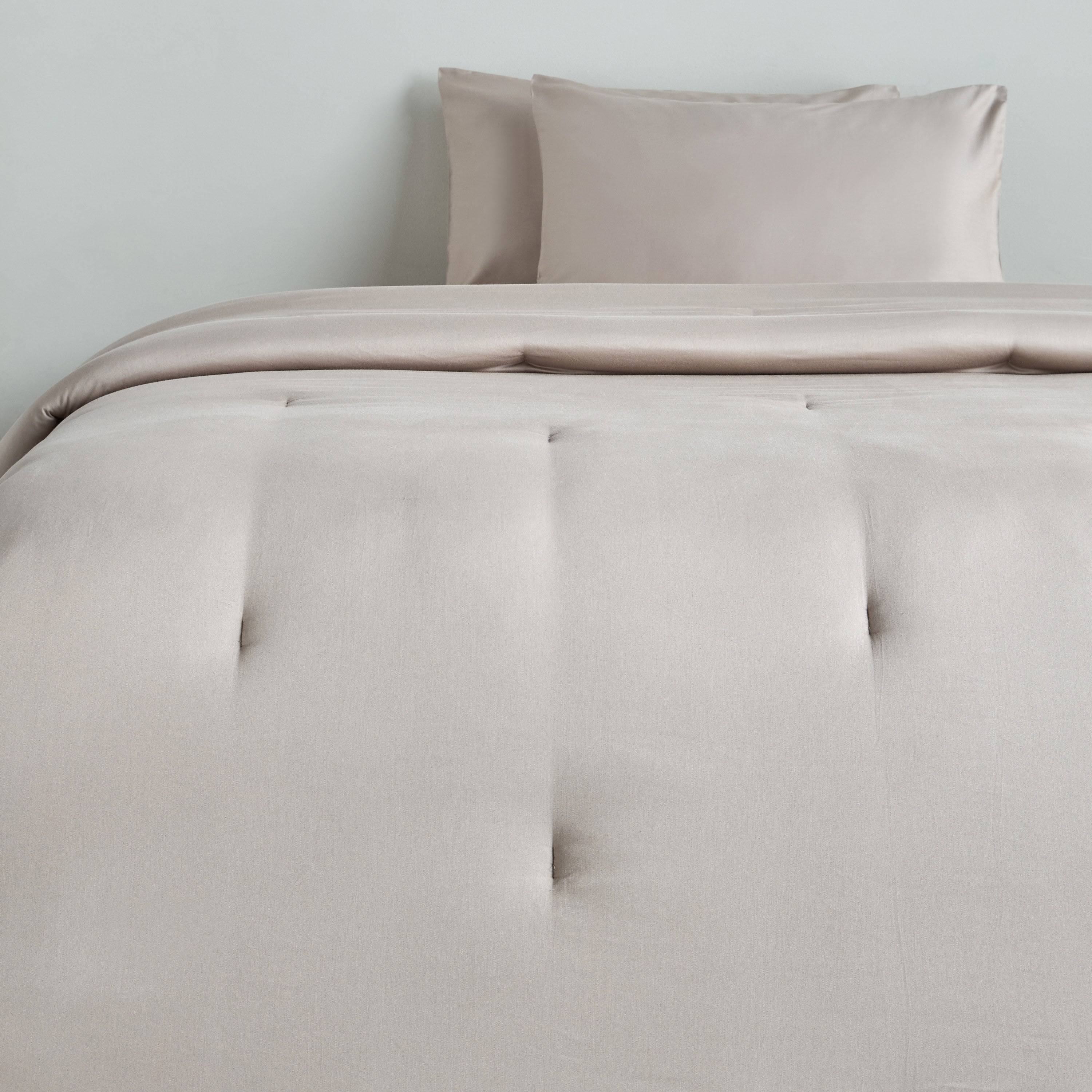 Oasis Cotton 200 Thread Count 3-Piece Queen Comforter Set - 200x240 cm-household-bedding-comfortersandbedspreads-comforters-image-2