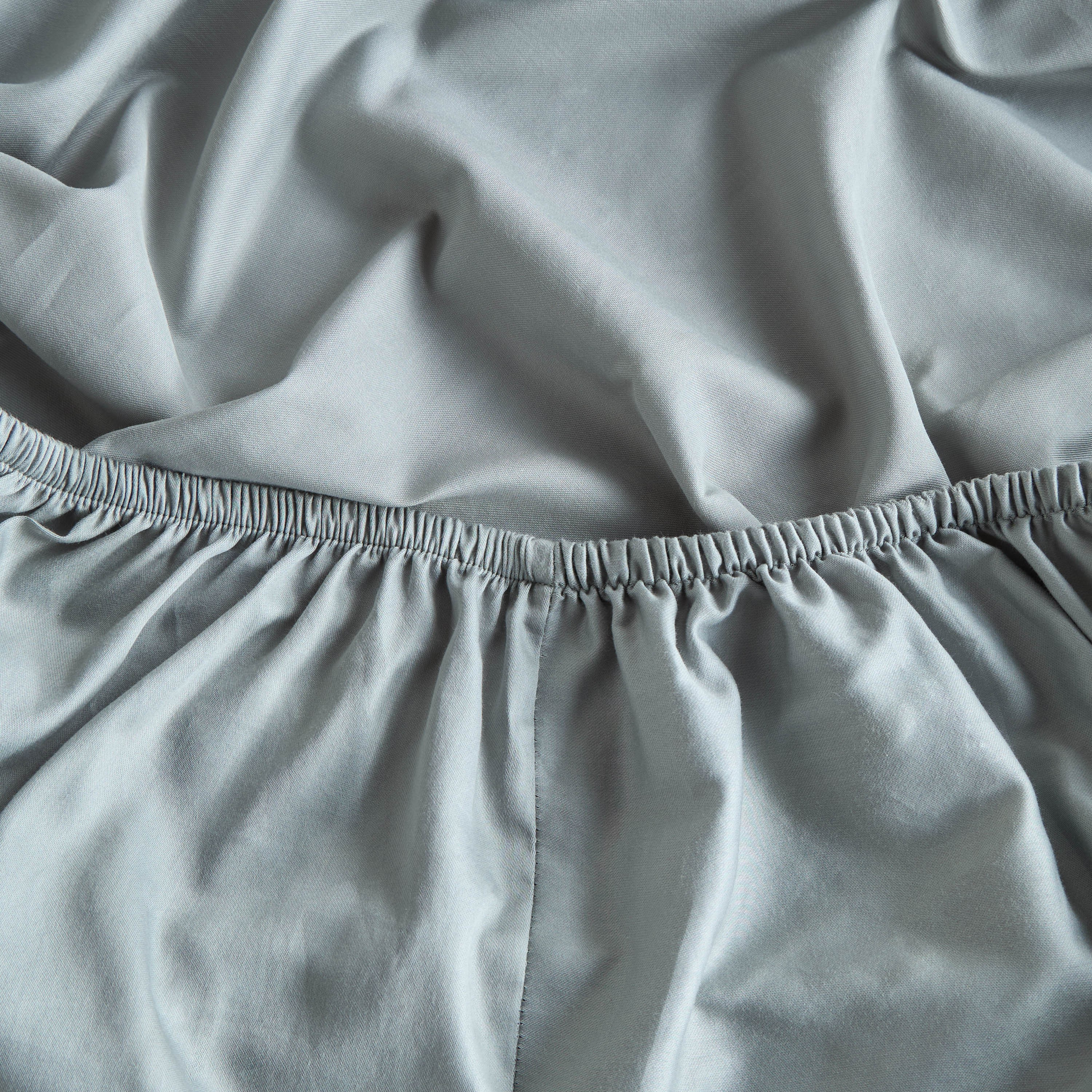 Oasis Cotton Sateen 200 Thread Count Single Fitted Sheet - 90x200 cm-household-bedding-sheetsandpillowcases-fittedsheets-image-2