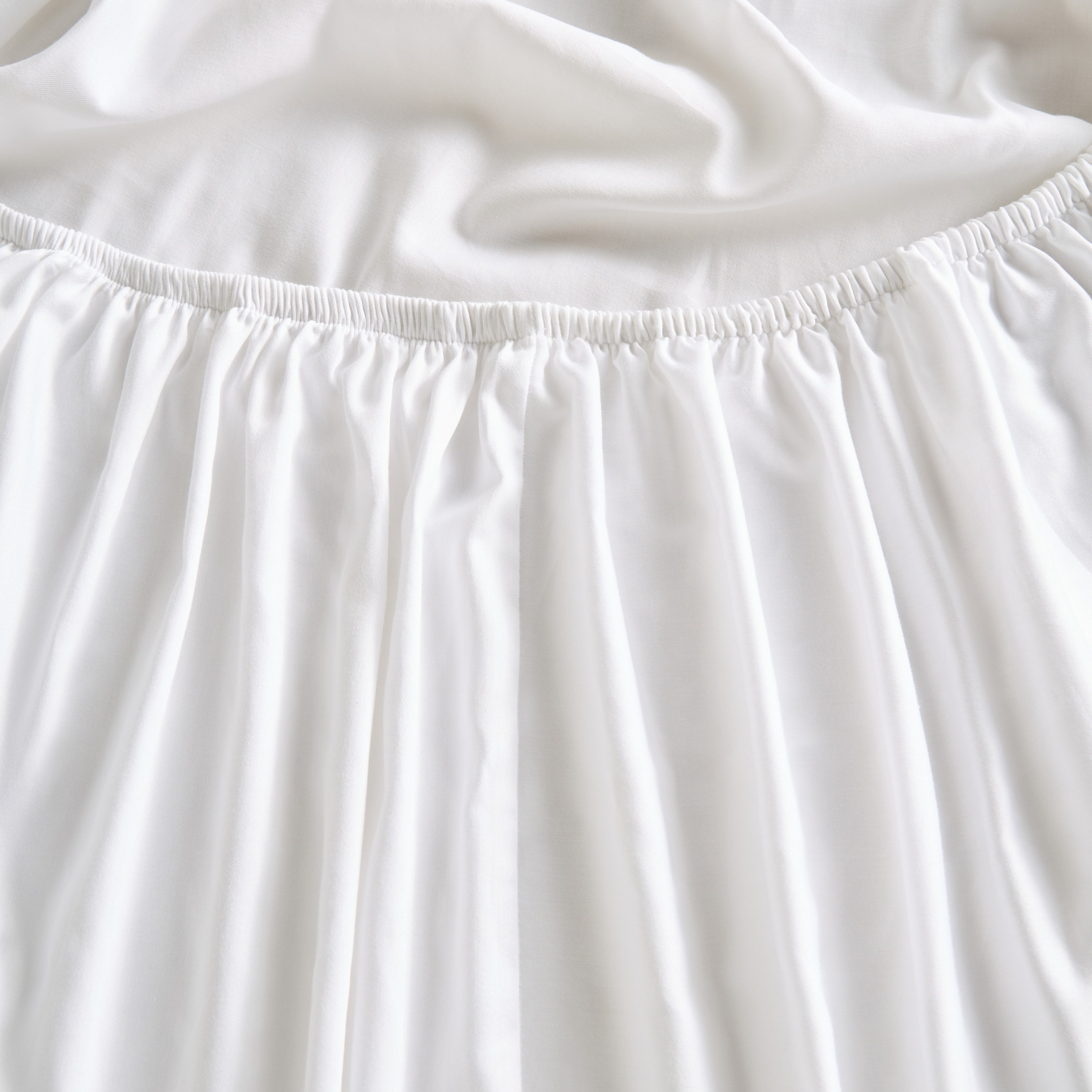Oasis Cotton Sateen 200 Thread Count Single Fitted Sheet - 90x200 cm-household-bedding-sheetsandpillowcases-fittedsheets-image-2