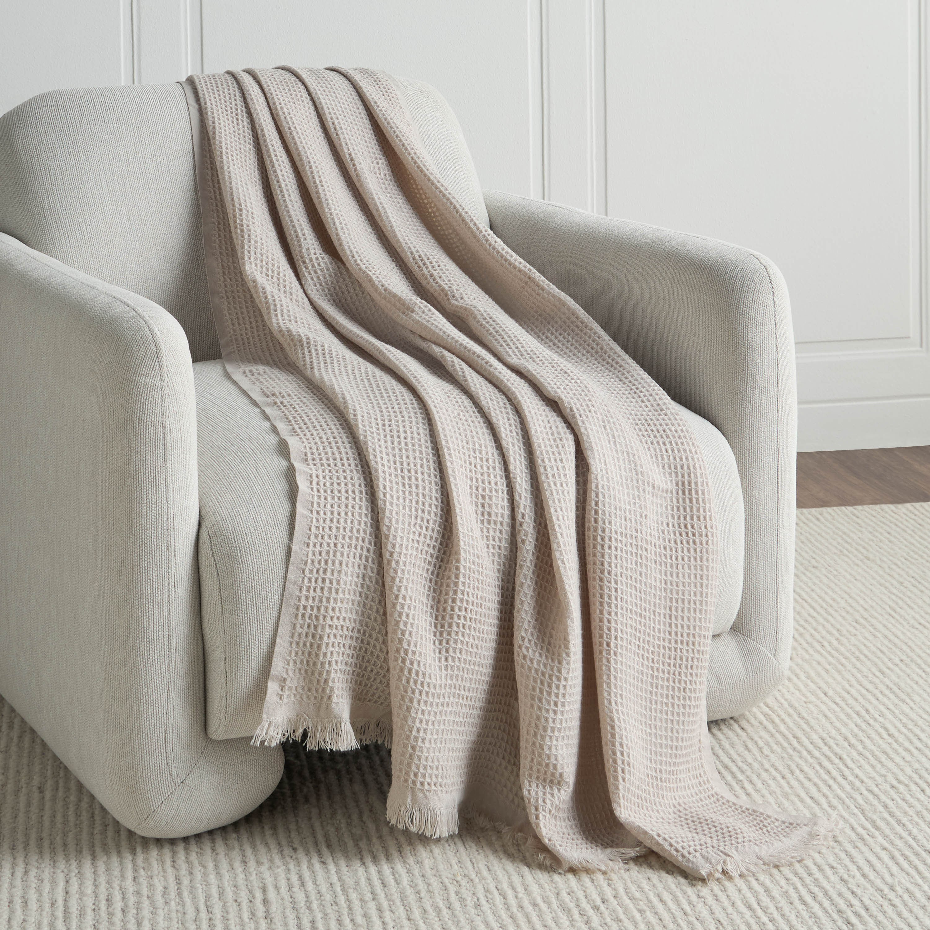 بطانية خفيفة أكريليك - لوفي- 130x170 سم-household-bedding-blankets-image-1