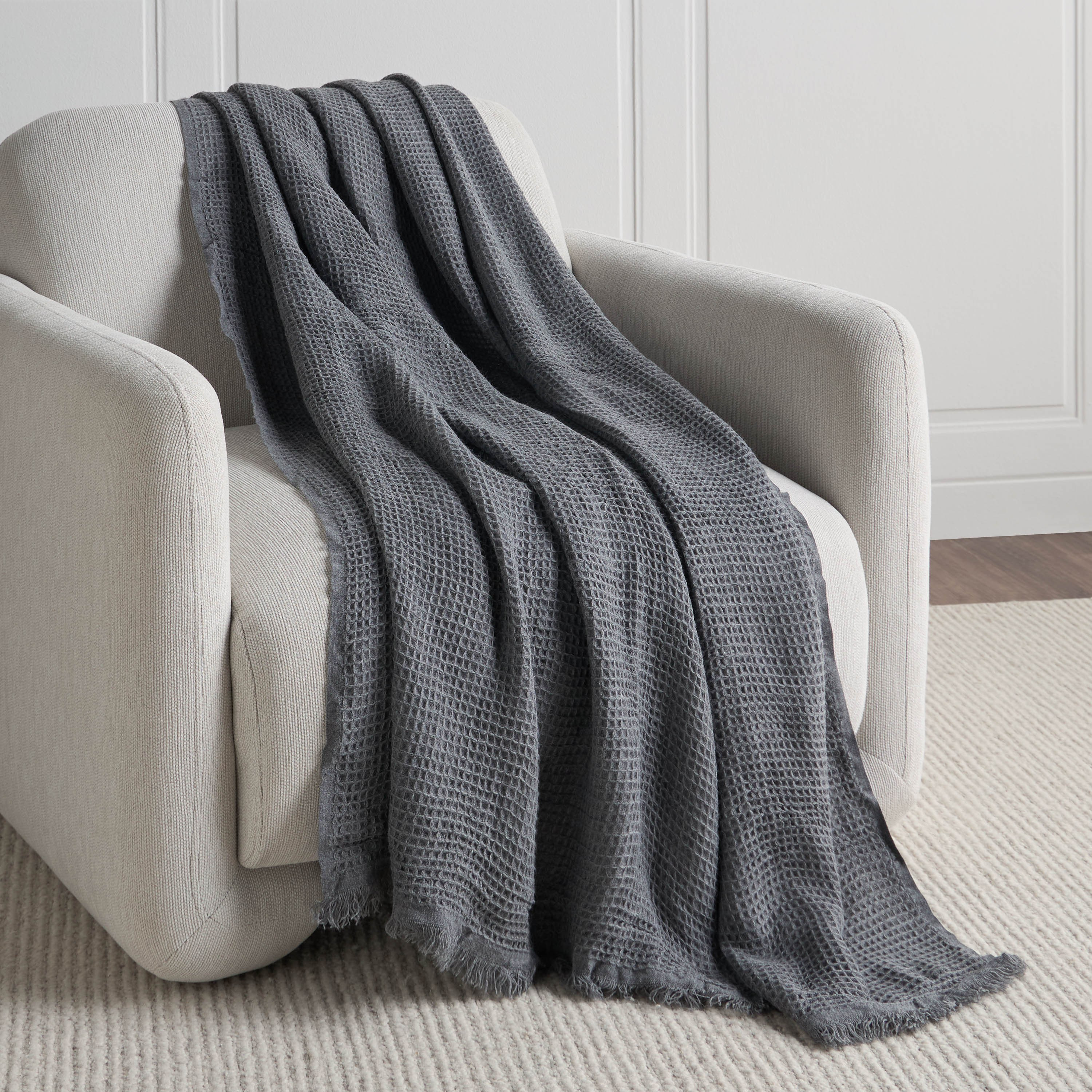 بطانية خفيفة أكريليك - لوفي- 130x170 سم-household-bedding-blankets-image-5